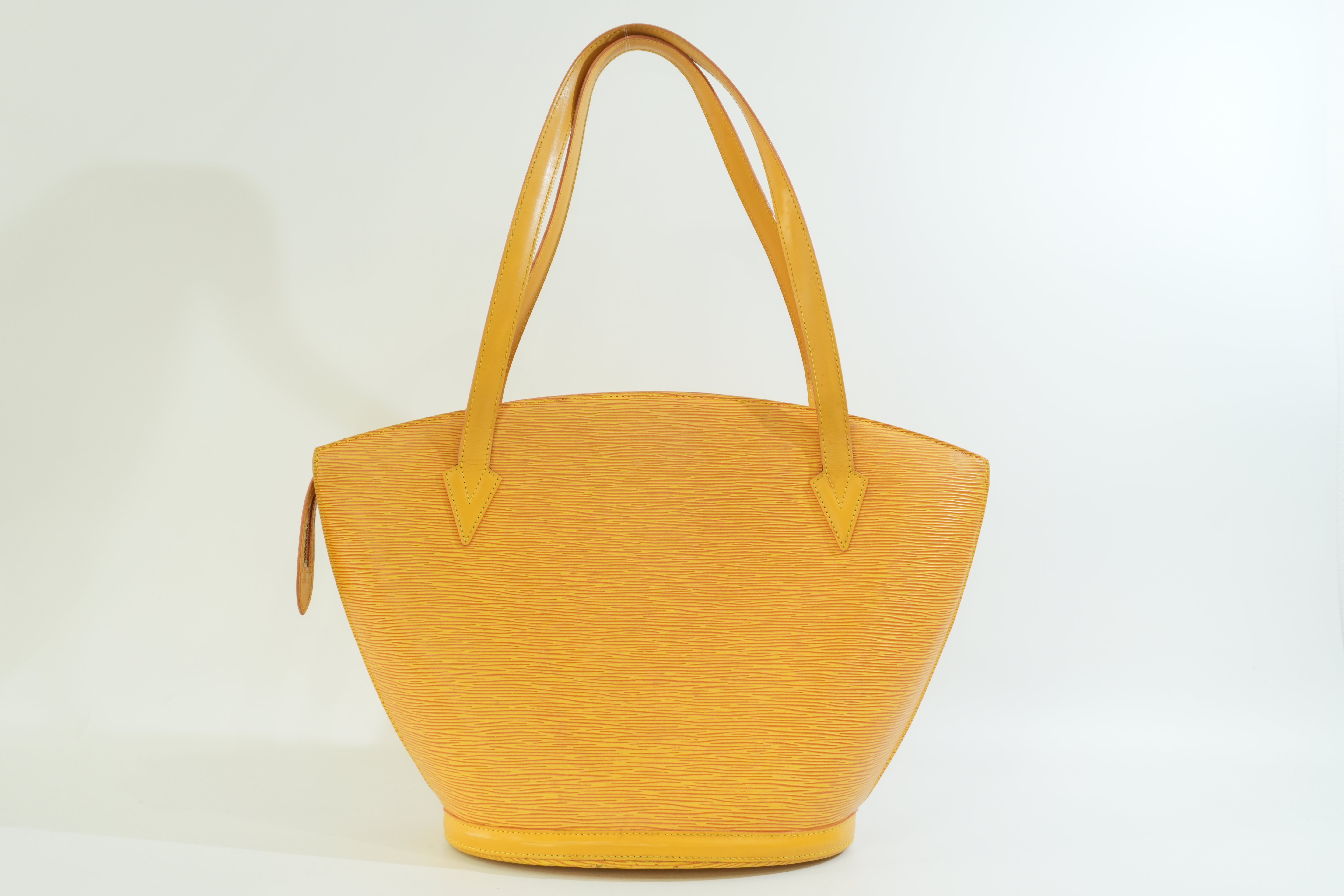 Pre-owned Louis Vuitton Epi Saint Jacque Gm Tote Bag Yellow