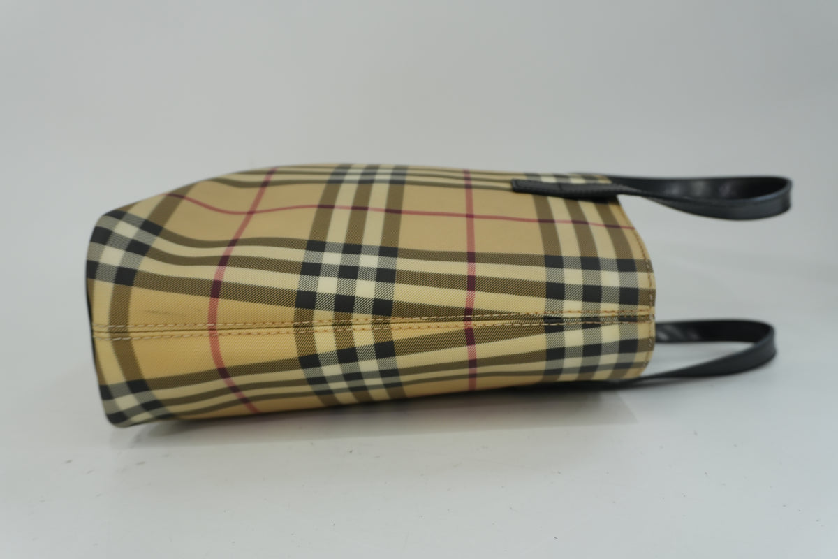 Pre-Owned Burberry Nova Check Handbag Beige