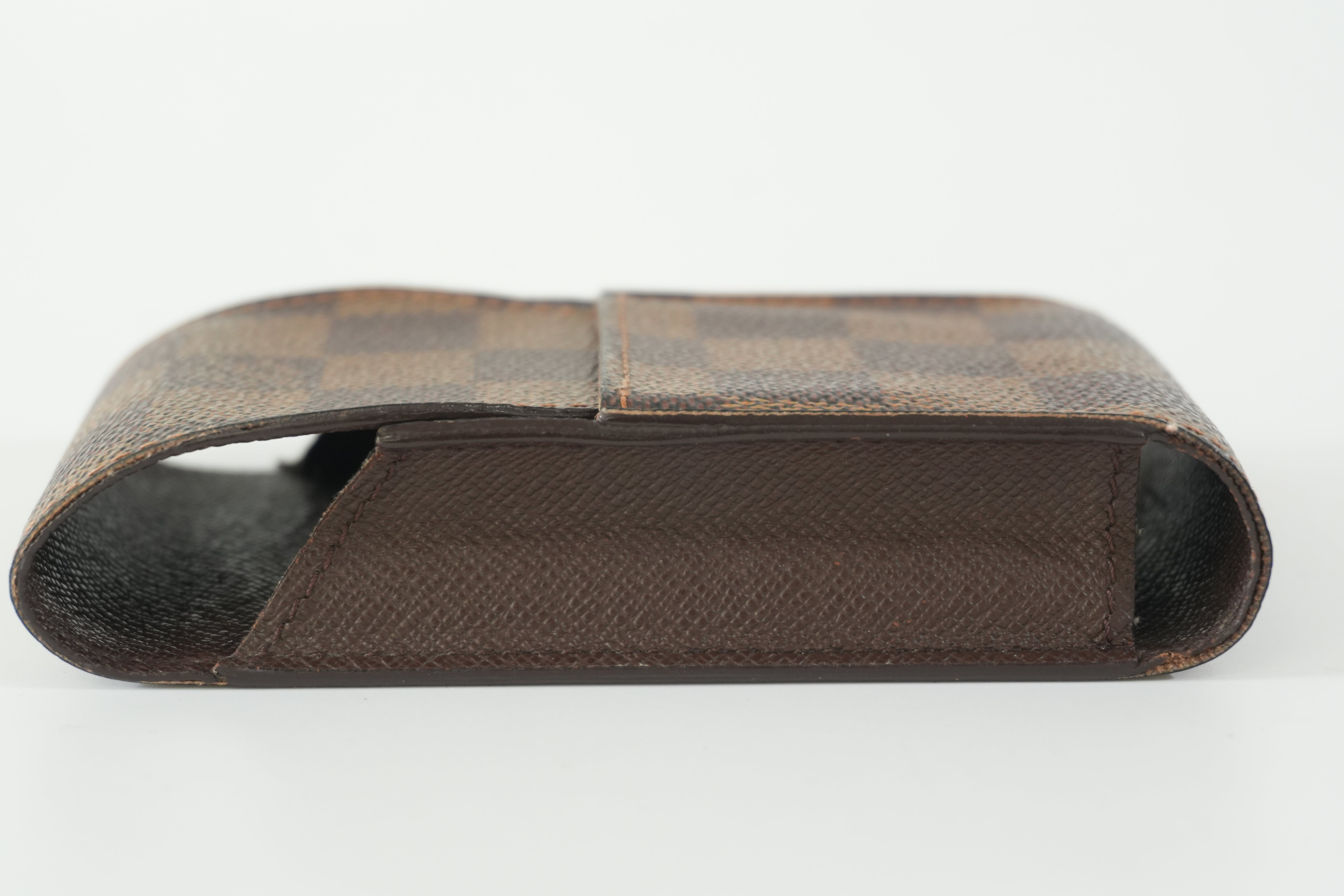 Pre-owned Louis Vuitton Damier Ebene Bundle (Multicles 4 and Cigarette/Lipstick Case)