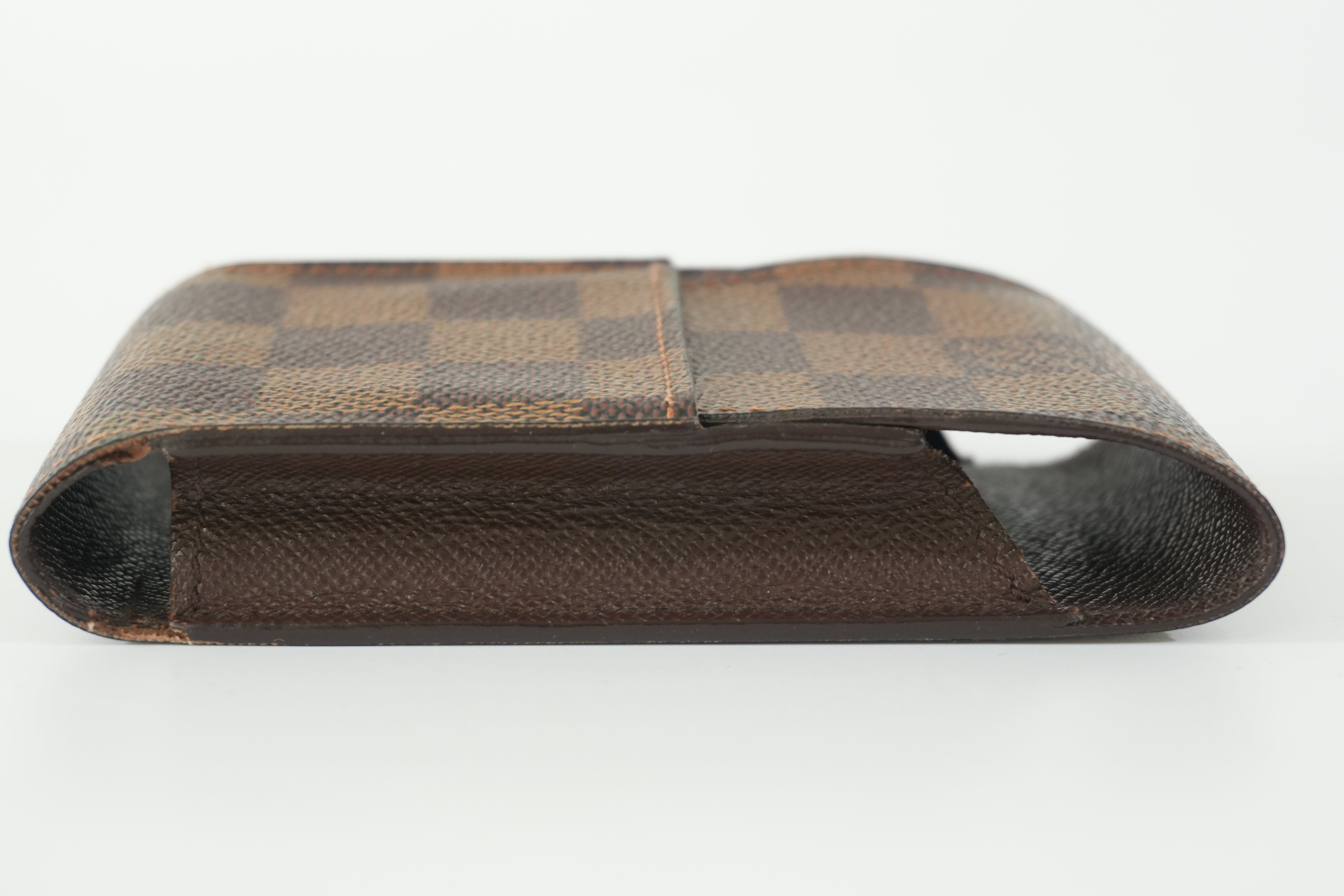 Pre-owned Louis Vuitton Damier Ebene Bundle (Multicles 4 and Cigarette/Lipstick Case)