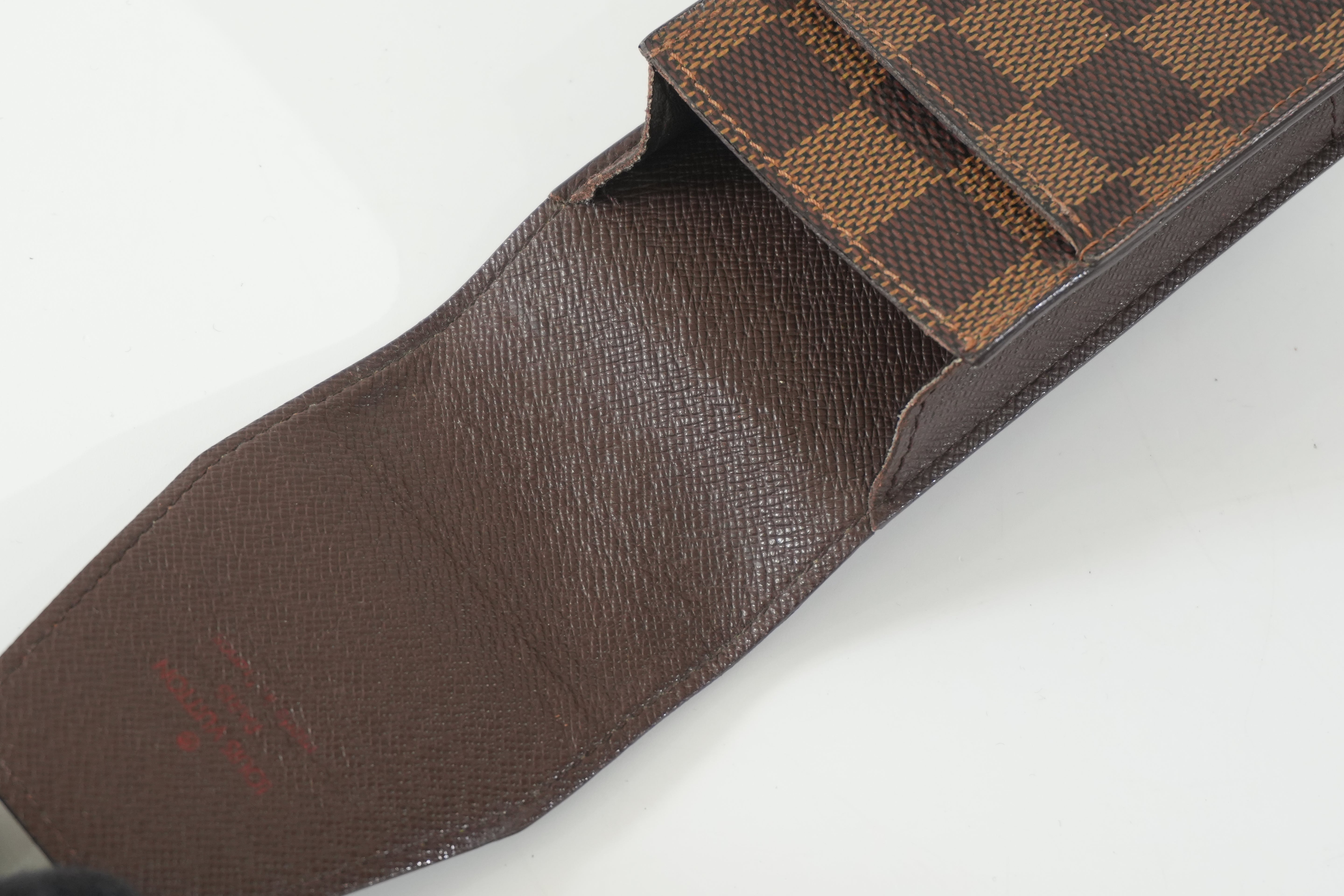 Pre-owned Louis Vuitton Damier Ebene Bundle (Multicles 4 and Cigarette/Lipstick Case)