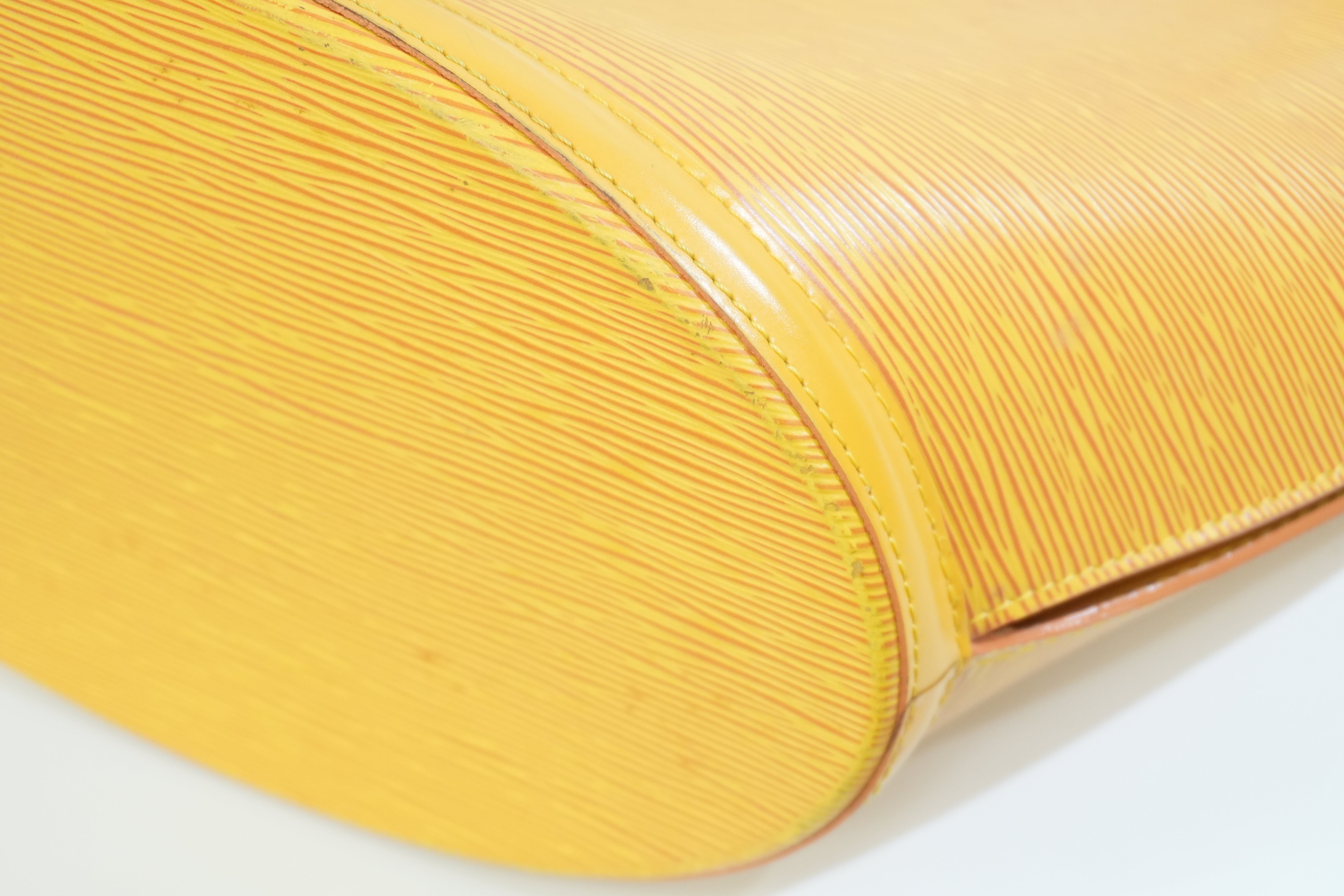 Pre-owned Louis Vuitton Epi Saint Jacque Gm Tote Bag Yellow
