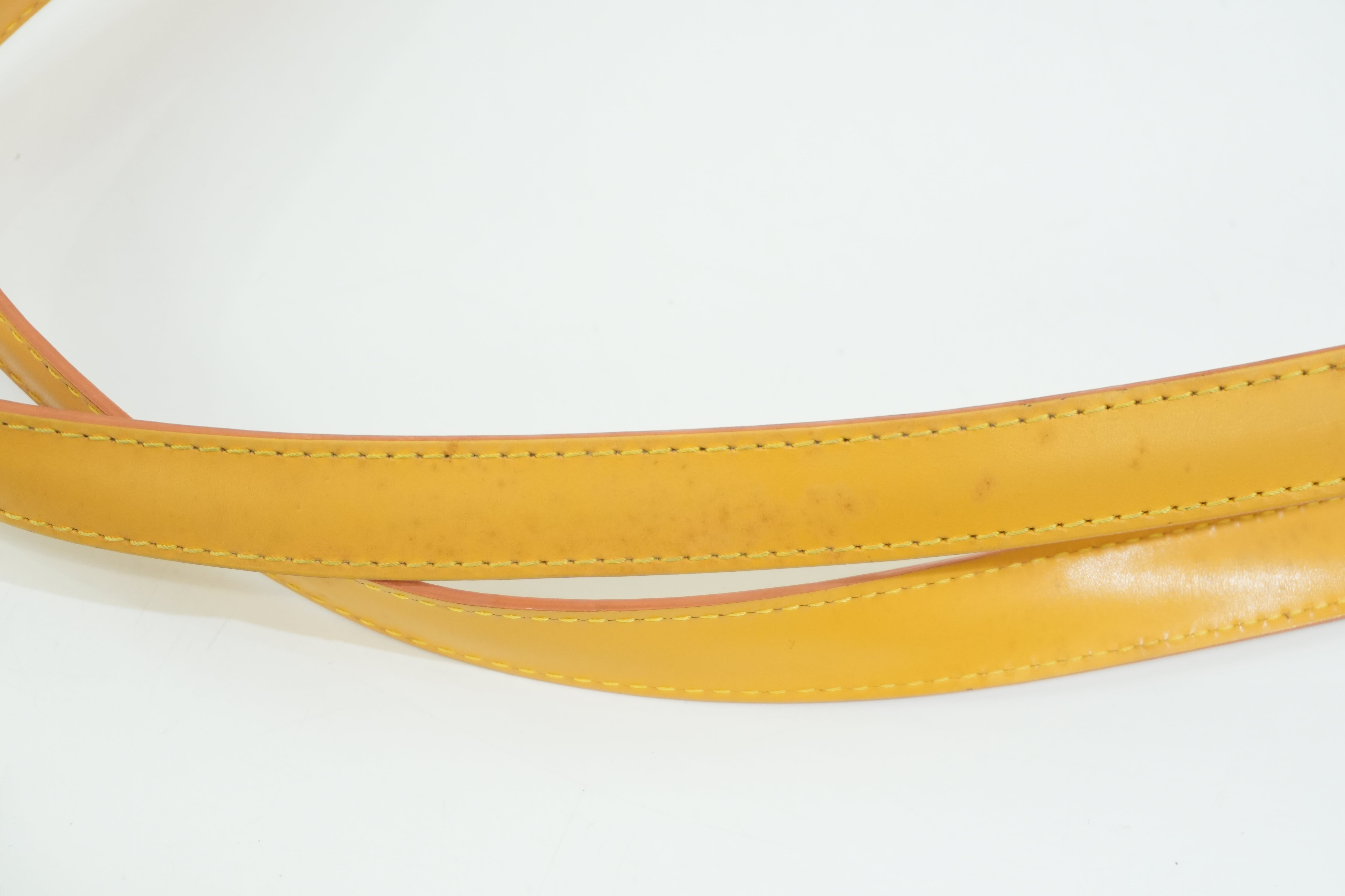 Pre-owned Louis Vuitton Epi Saint Jacque Gm Tote Bag Yellow