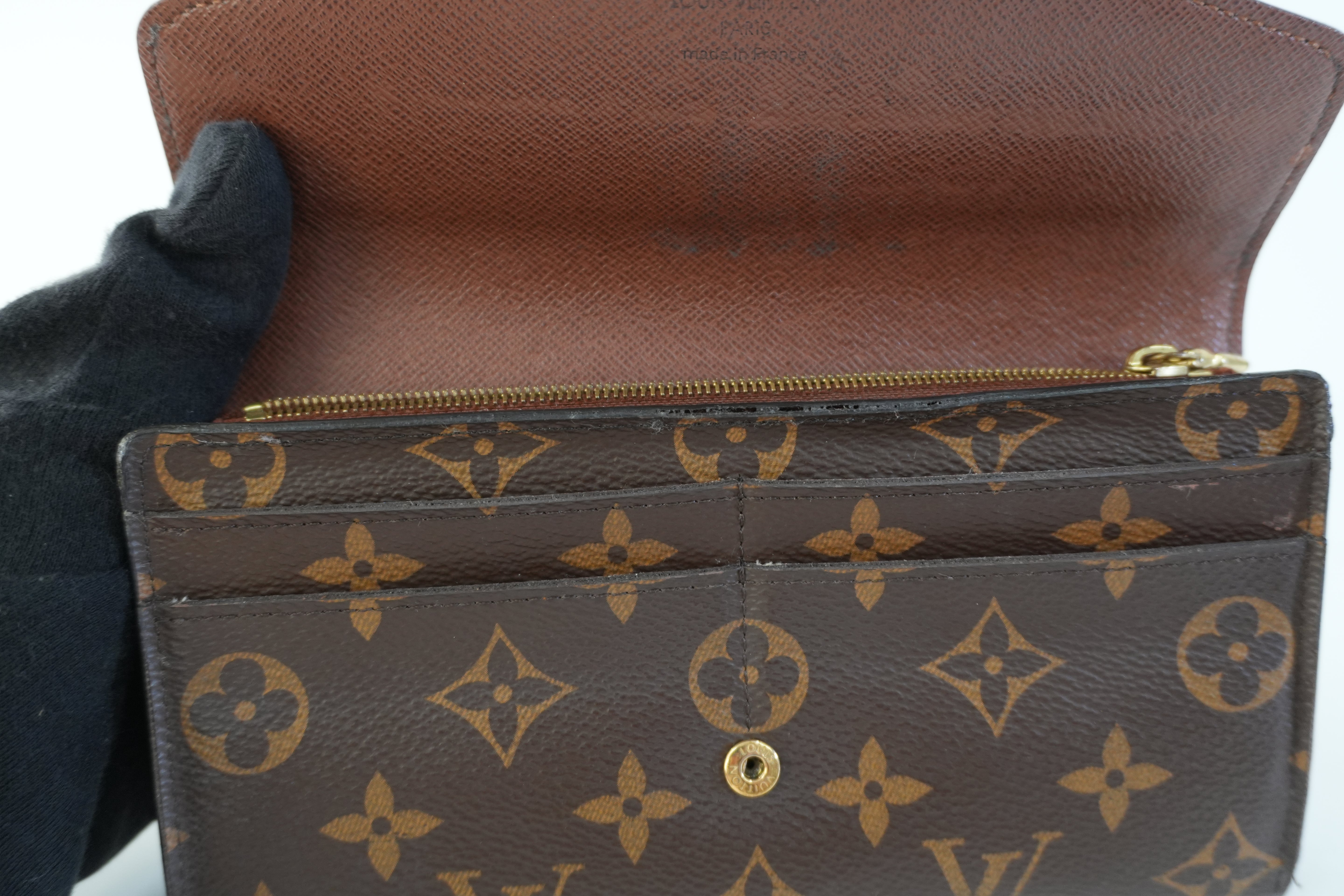 Pre-owned Louis Vuitton Monogram Sarah Wallet