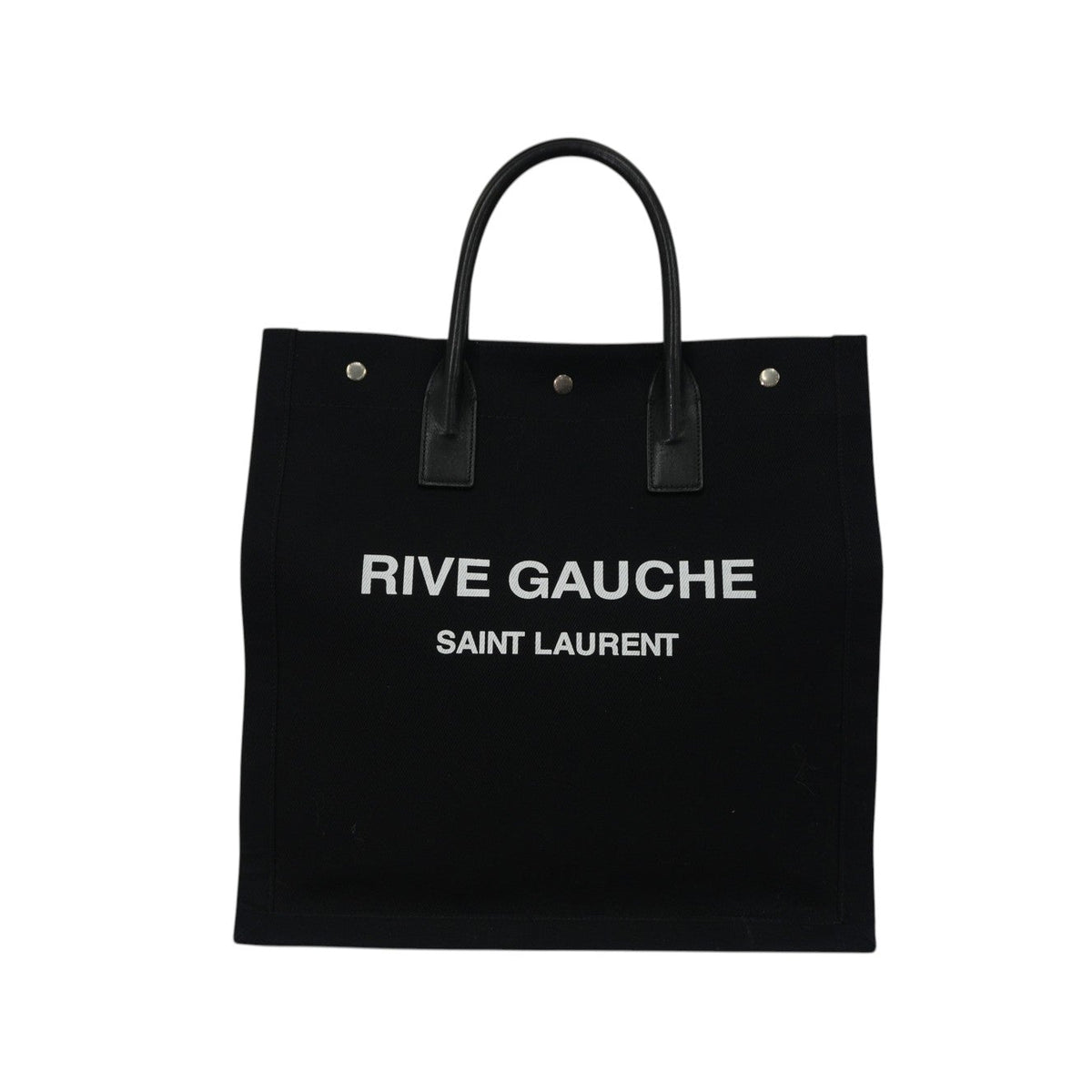 Pre-Owned Yves Saint Laurent Rive Gauche Tote Bag Black