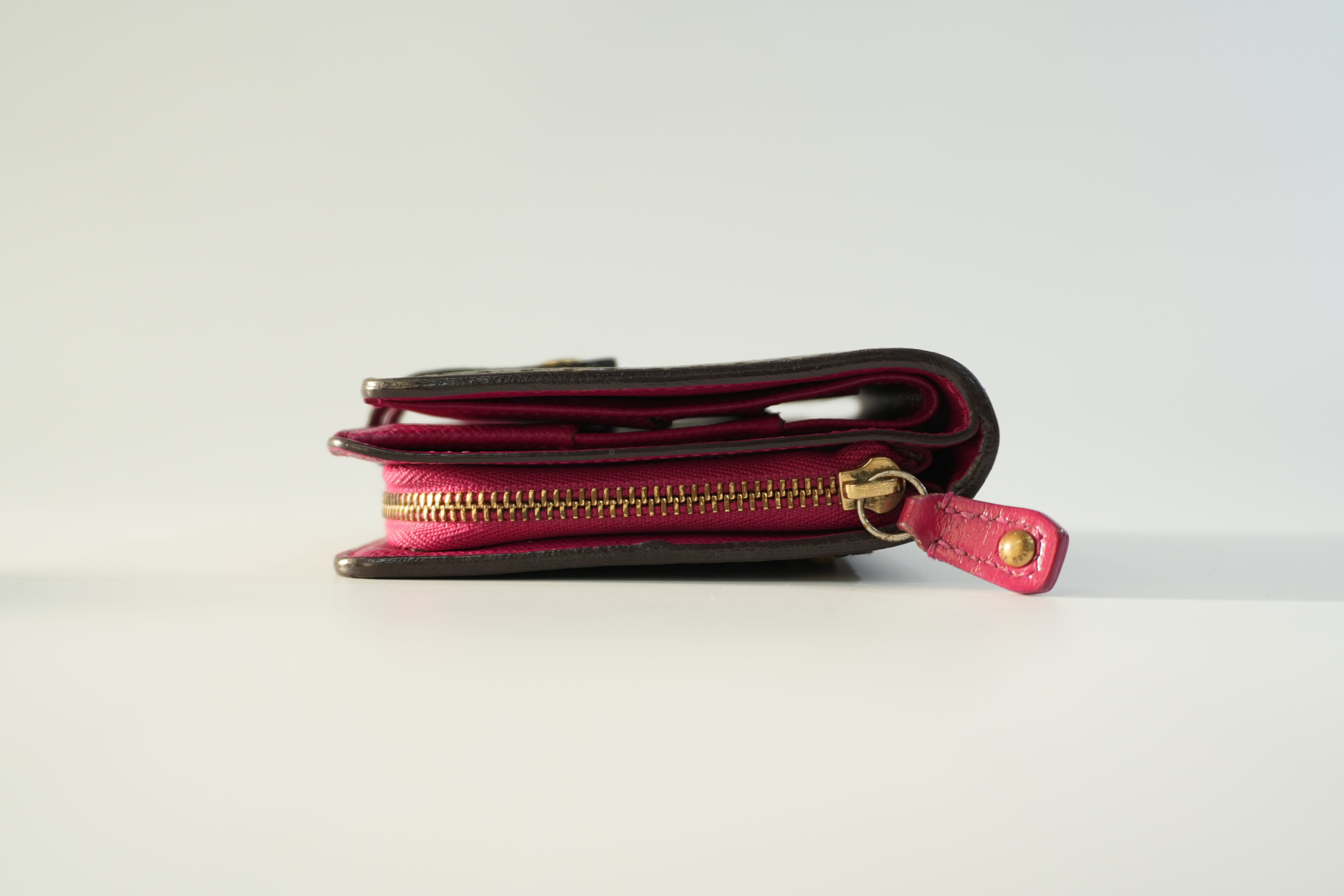 Pre-owned Louis Vuitton Monogram Perforated Compact Wallet