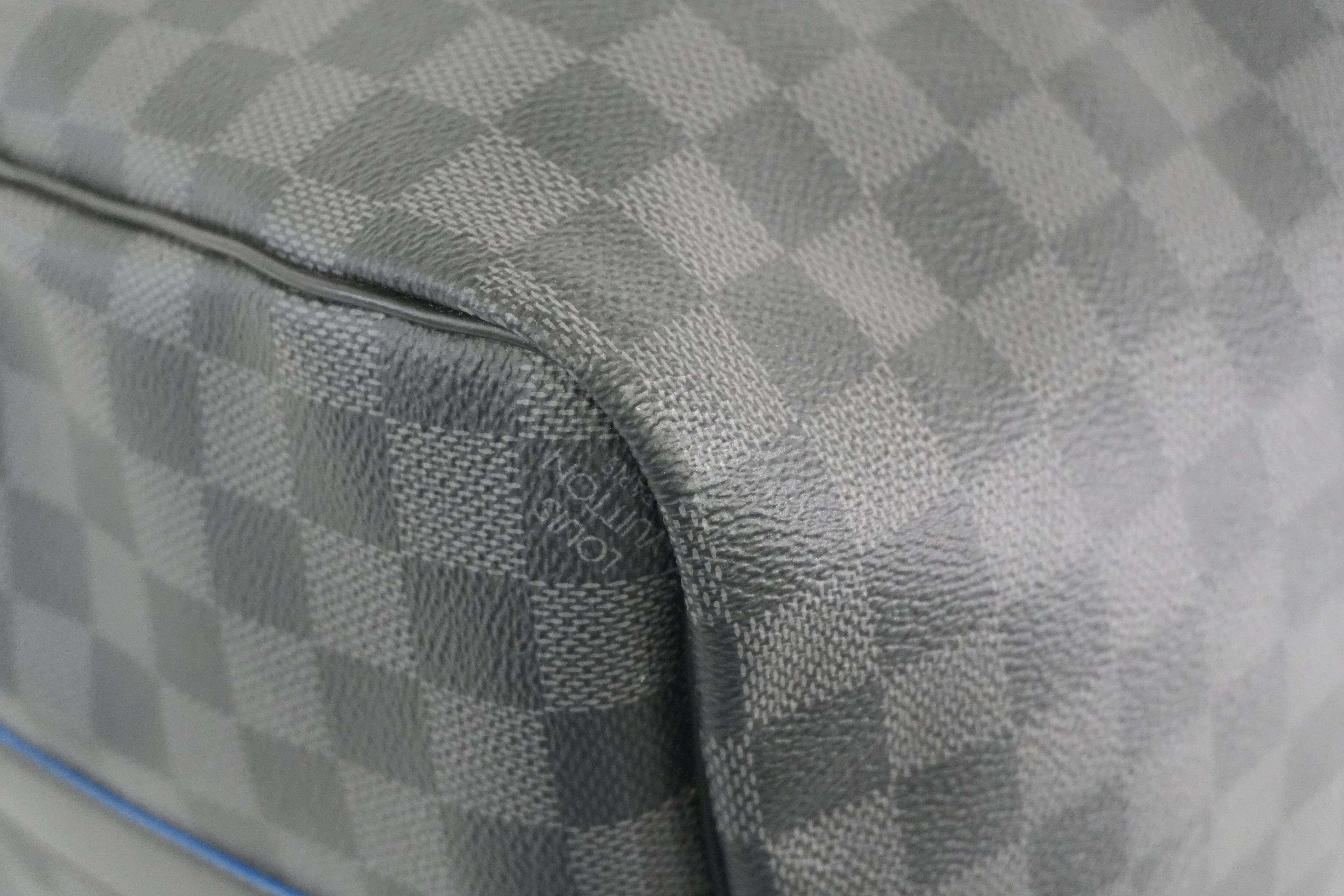 Pre-owned Louis Vuitton Damier Graphite Keepall Bandouliere 45