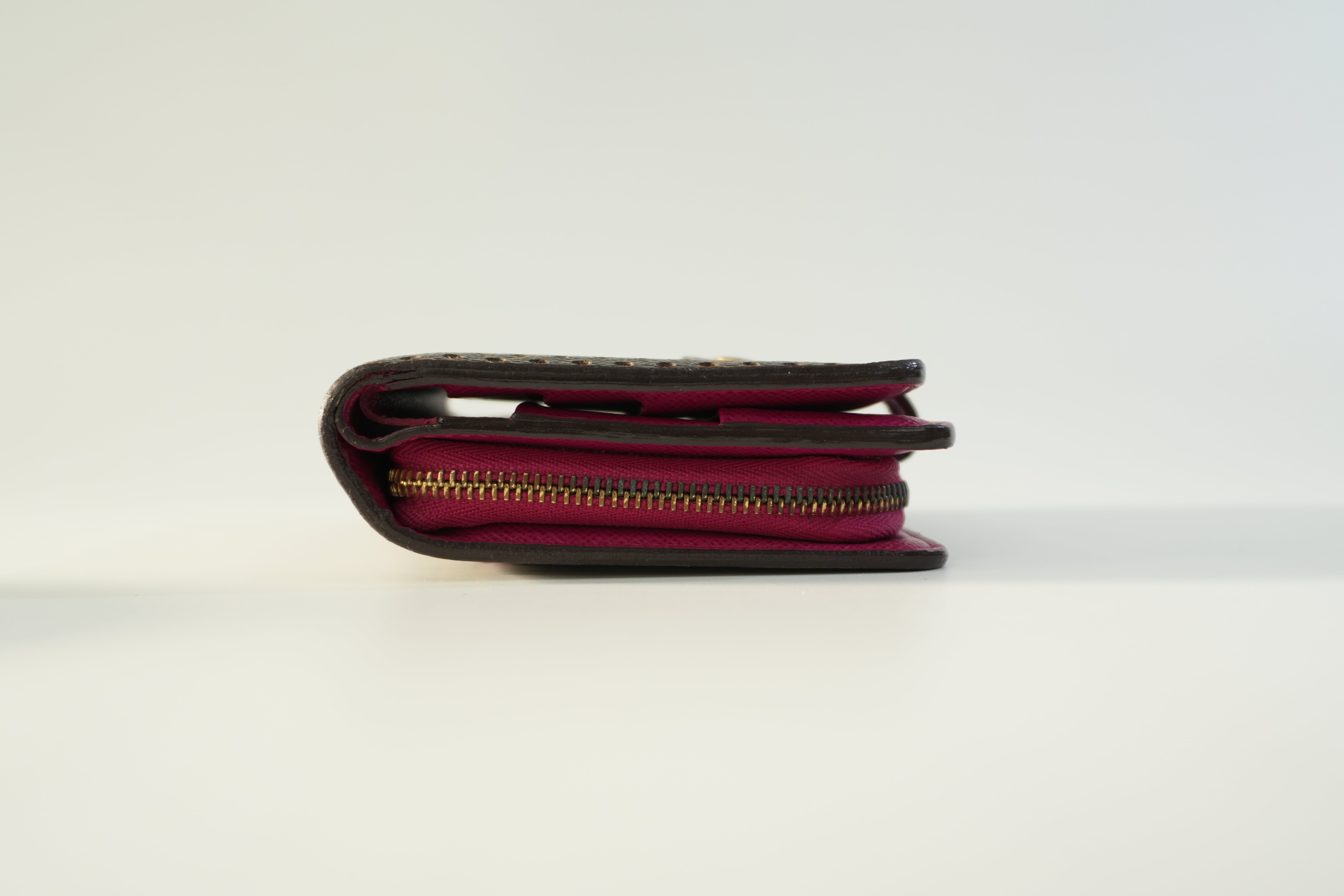 Pre-owned Louis Vuitton Monogram Perforated Compact Wallet