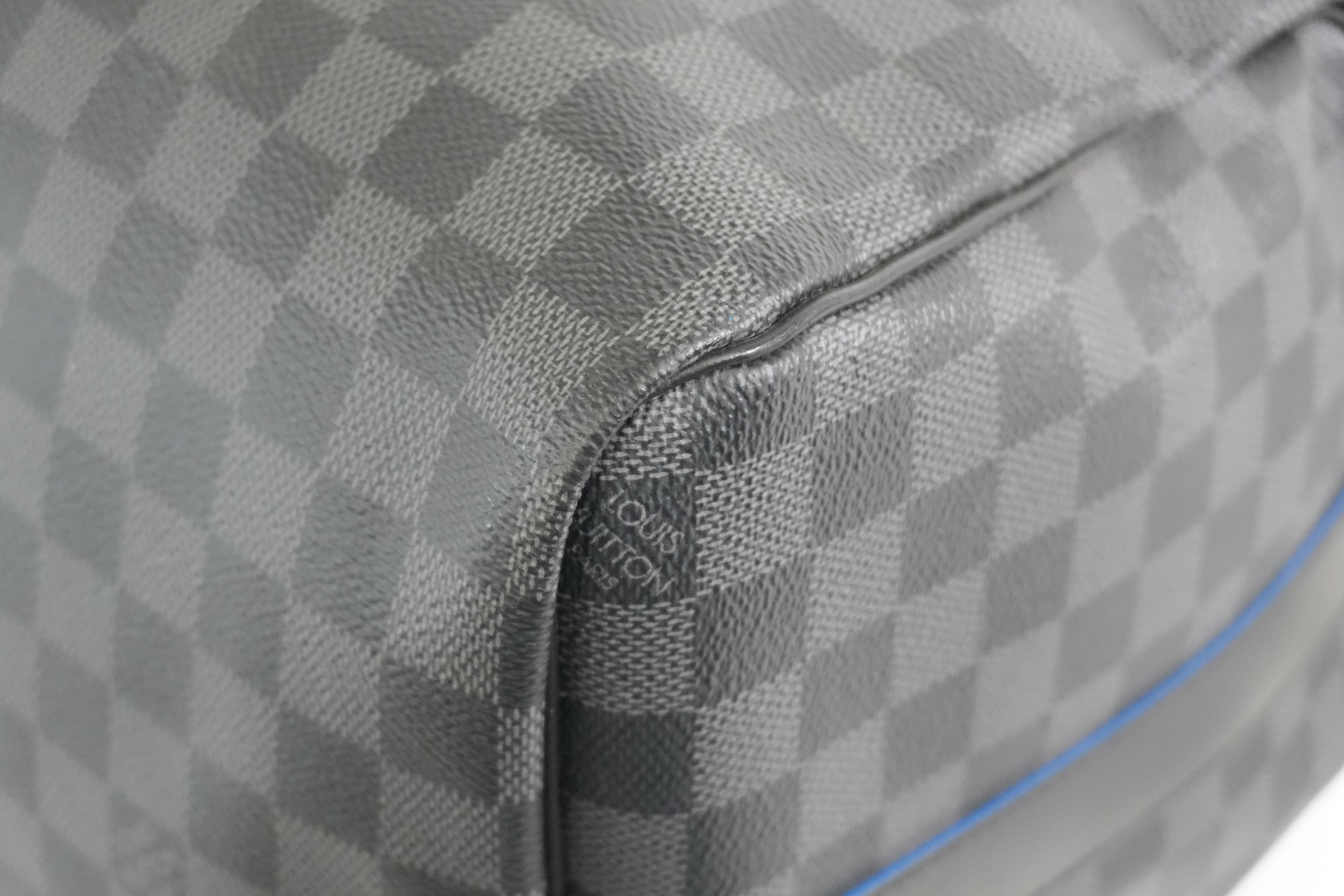 Pre-owned Louis Vuitton Damier Graphite Keepall Bandouliere 45