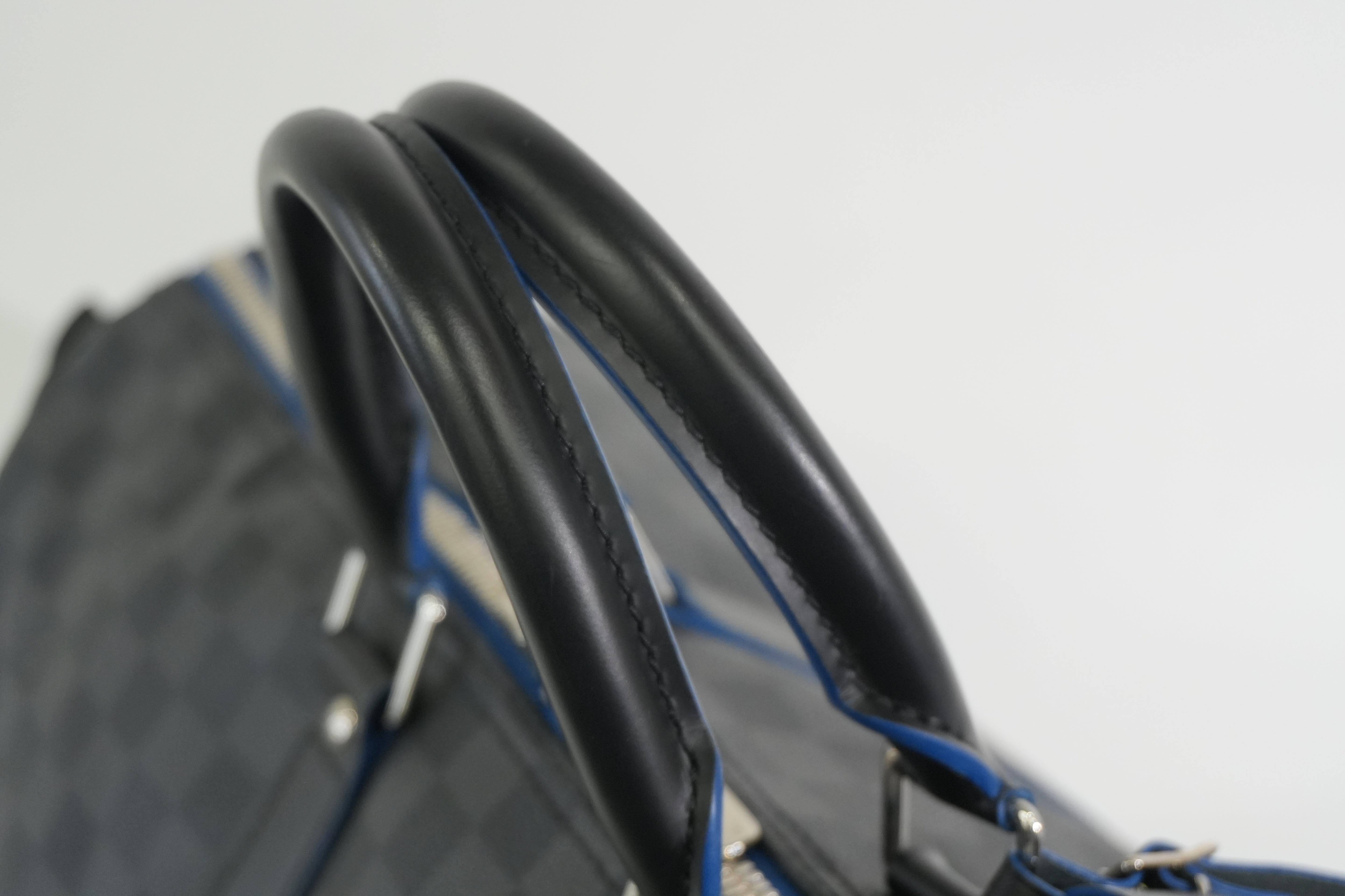 Pre-owned Louis Vuitton Damier Graphite Keepall Bandouliere 45