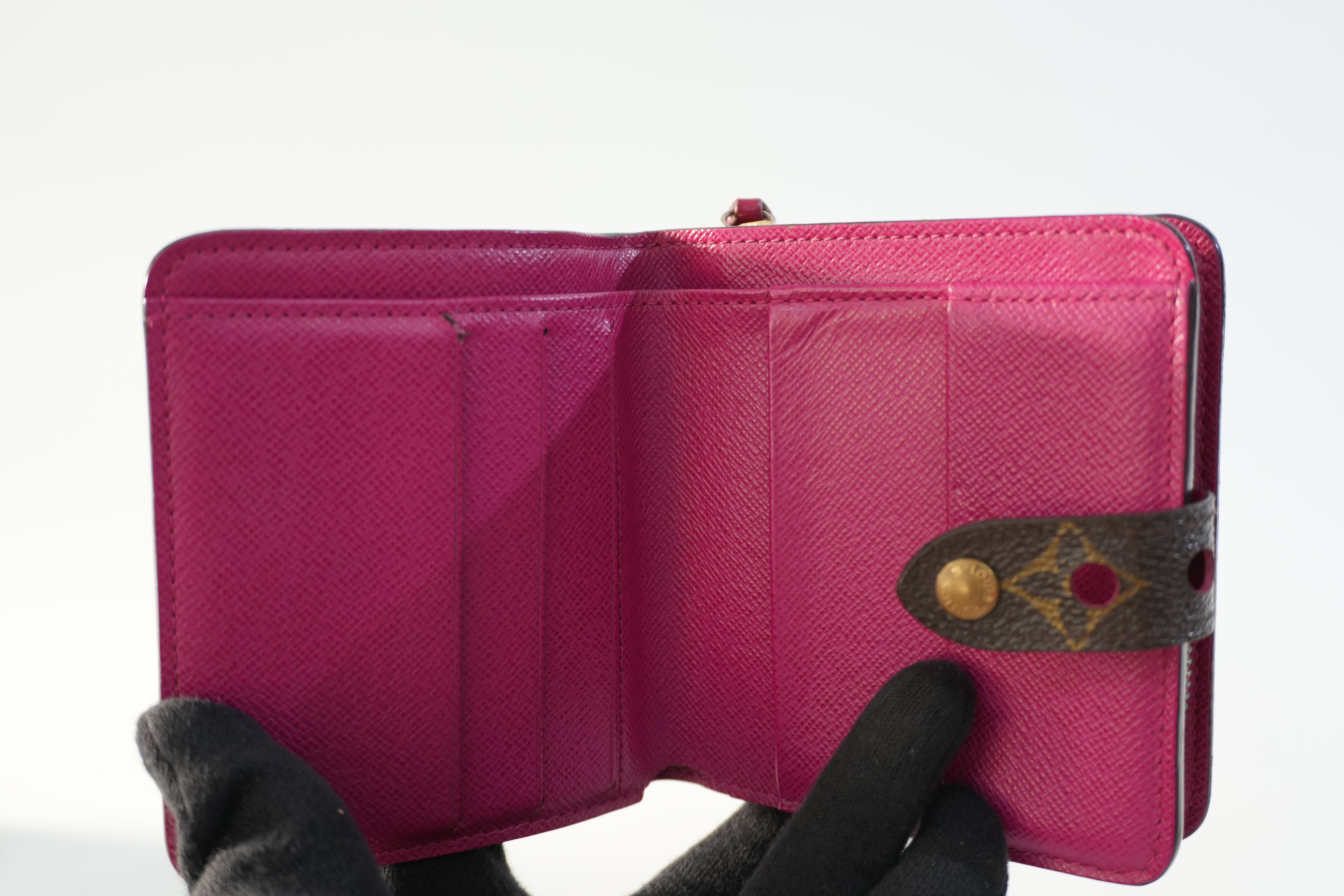 Pre-owned Louis Vuitton Monogram Perforated Compact Wallet