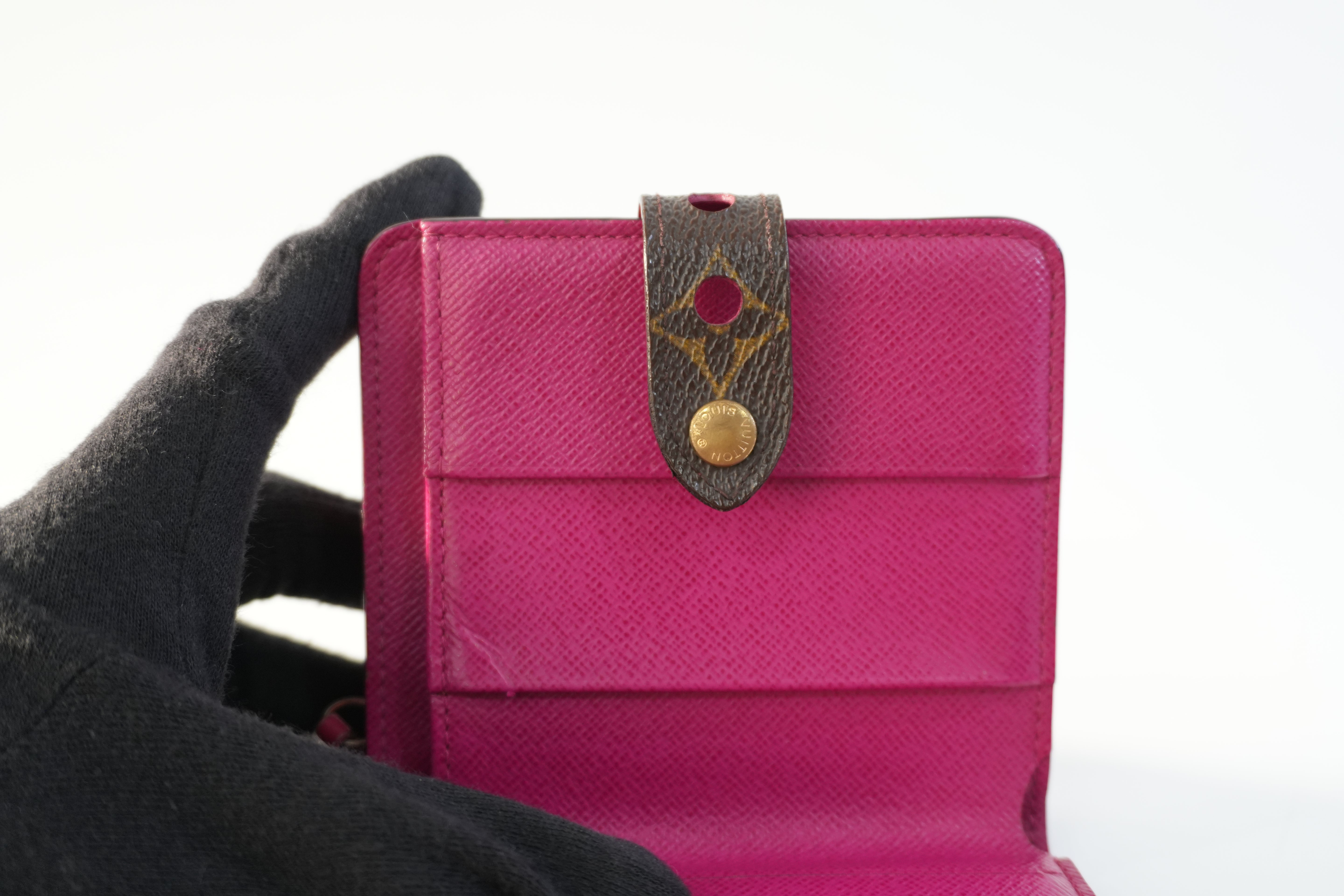 Pre-owned Louis Vuitton Monogram Perforated Compact Wallet