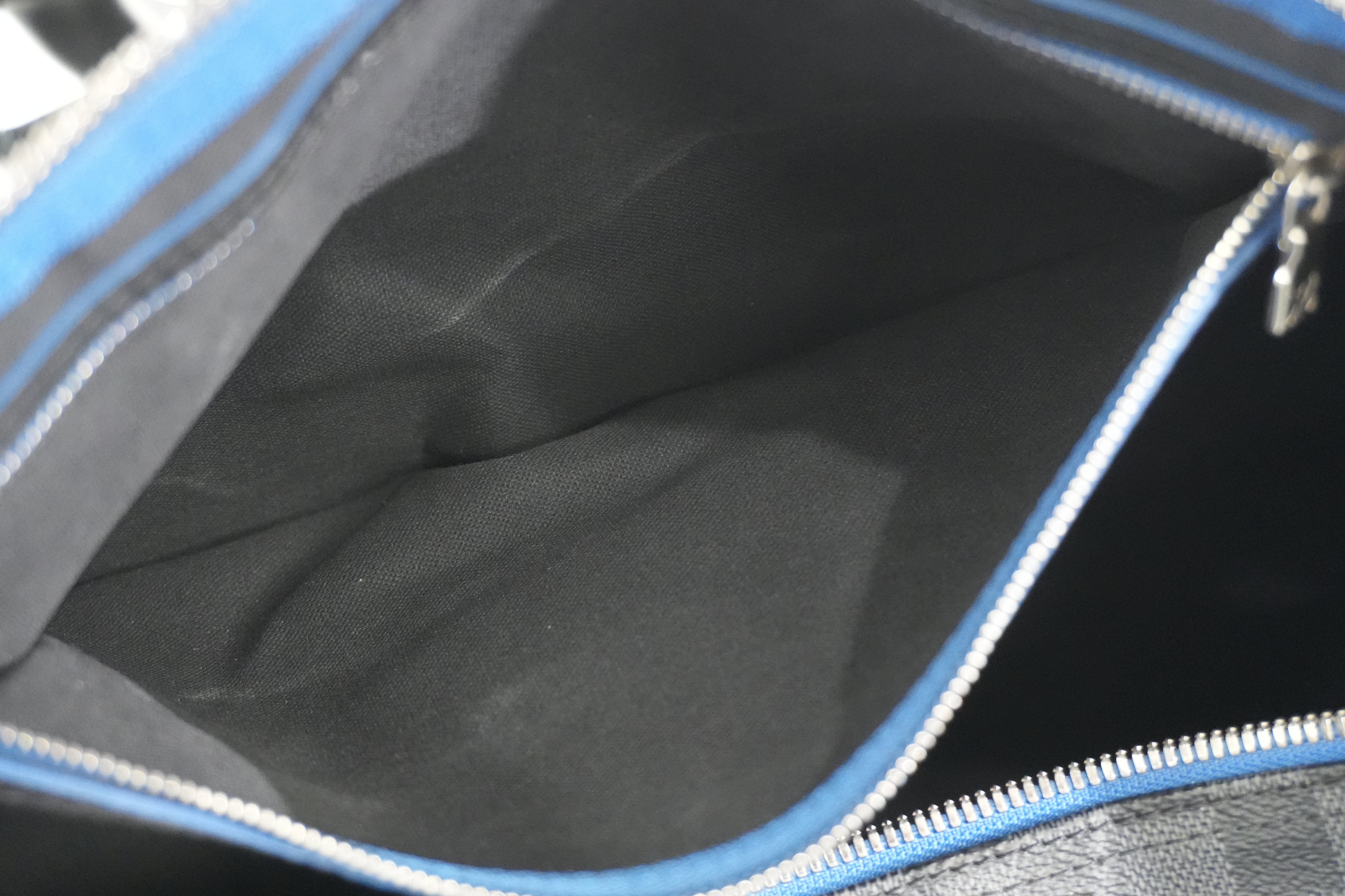 Pre-owned Louis Vuitton Damier Graphite Keepall Bandouliere 45