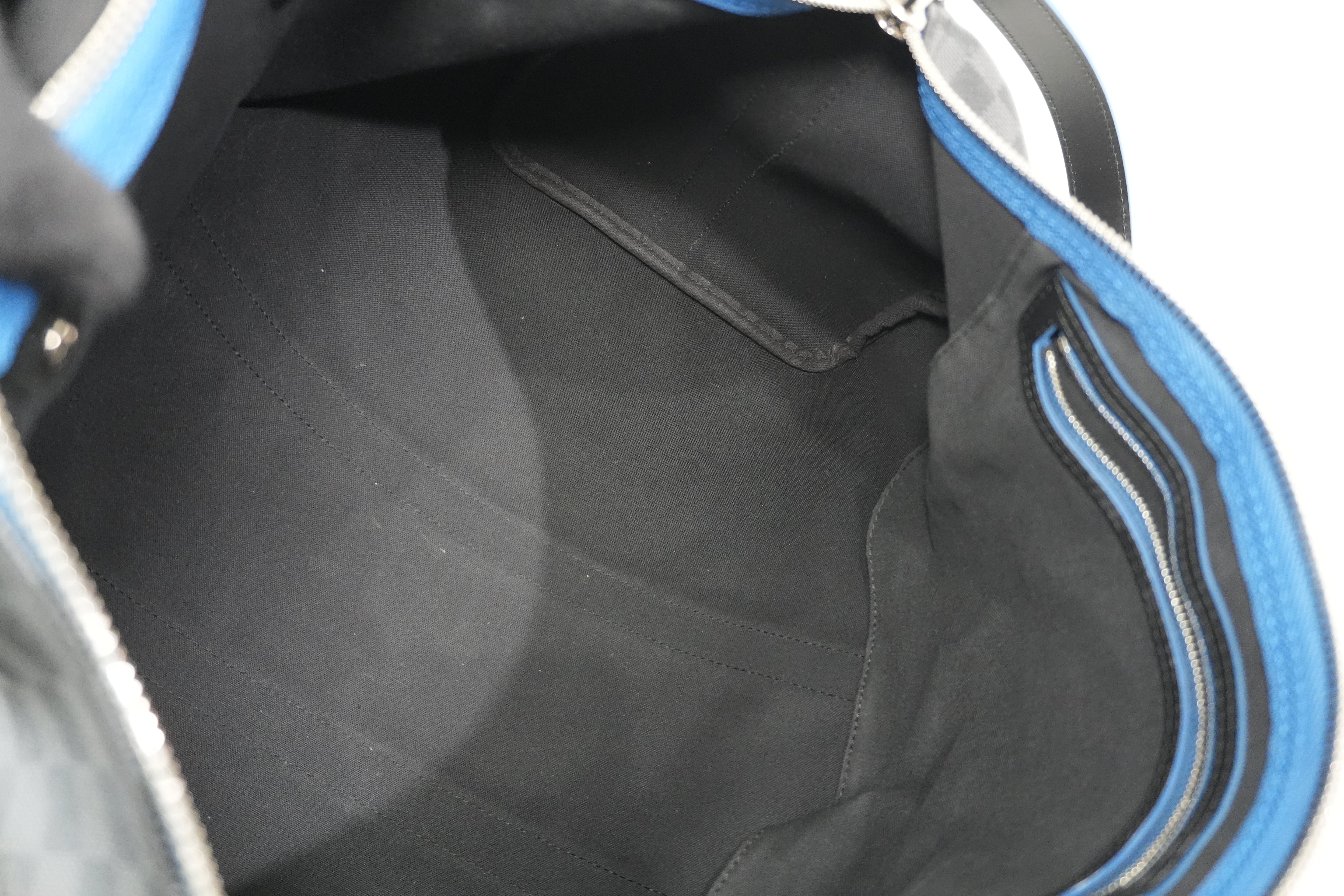 Pre-owned Louis Vuitton Damier Graphite Keepall Bandouliere 45