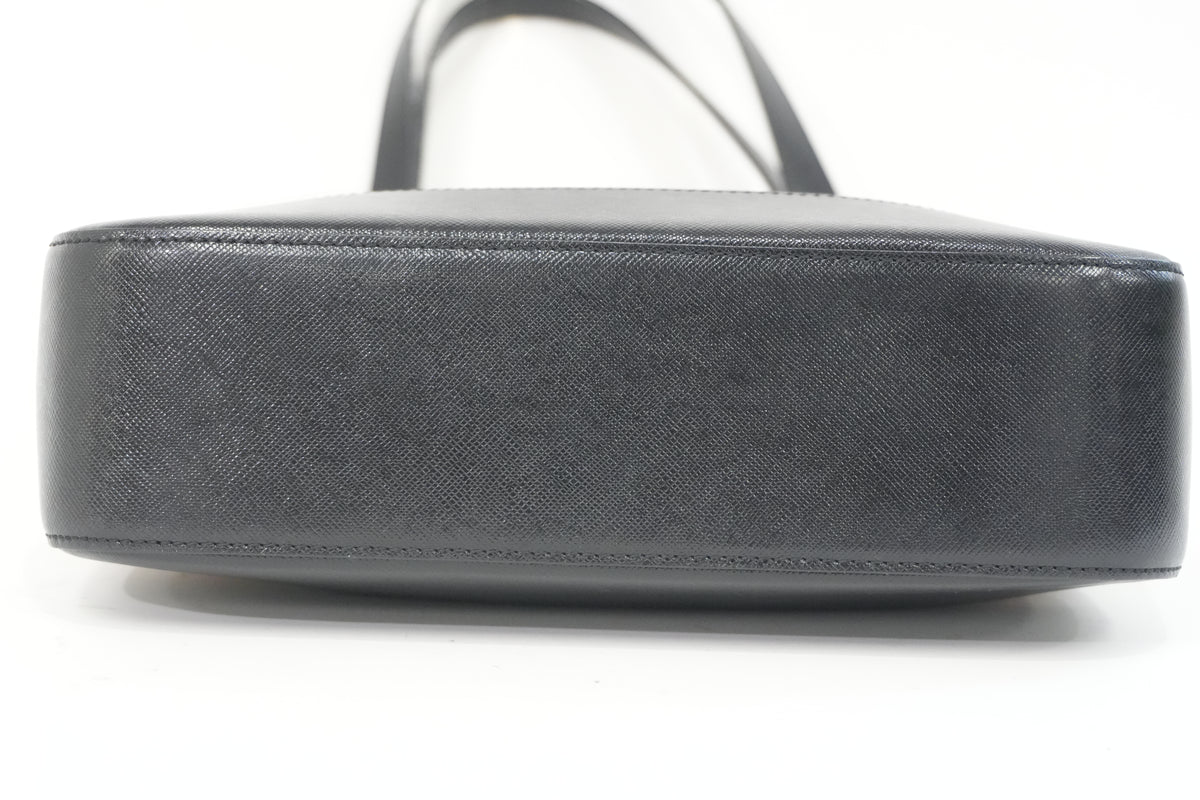 Pre-Owned Burberry HayMarket Check HandBag Brown