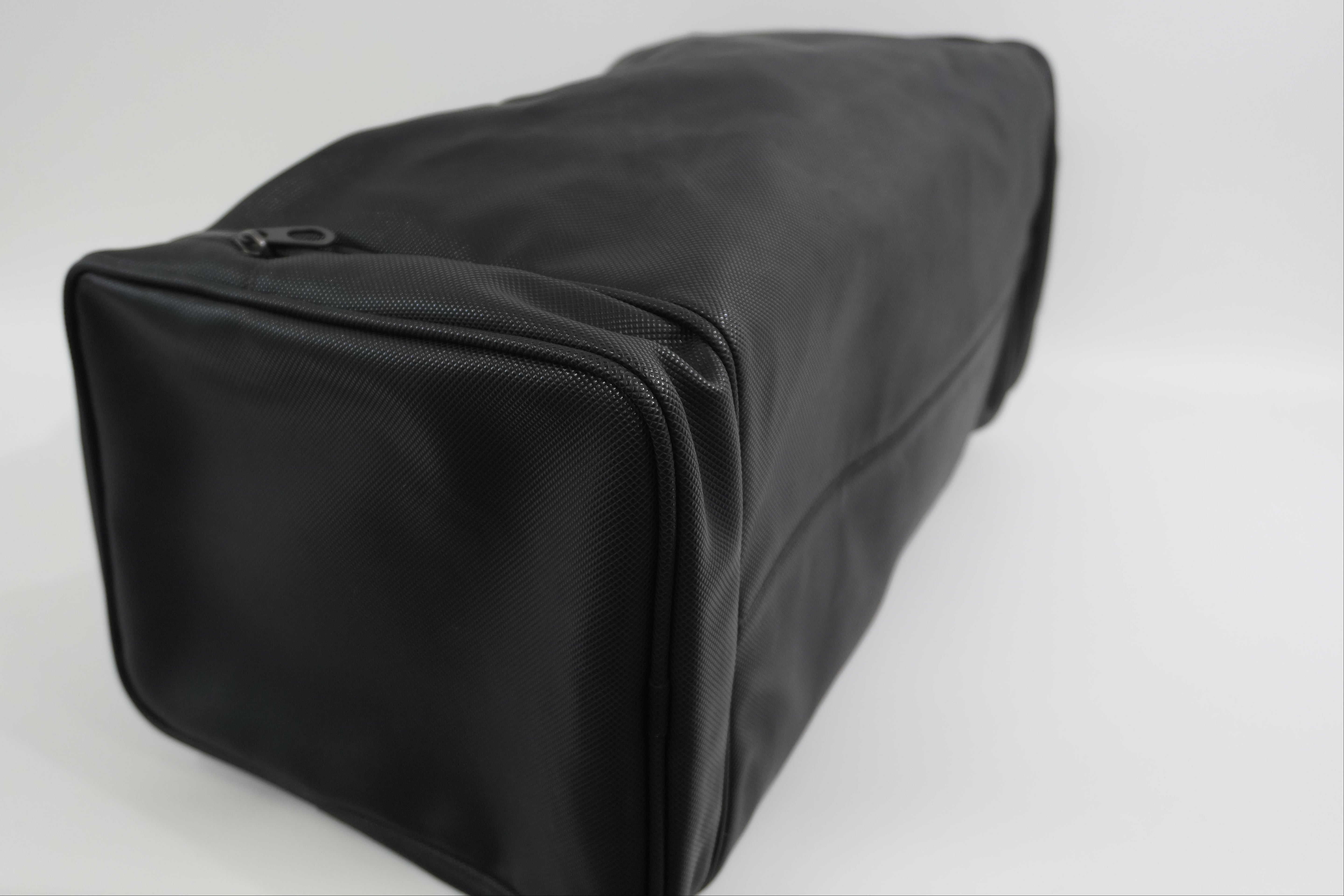 Pre-owned Bottega Duffle Travel Bag Black