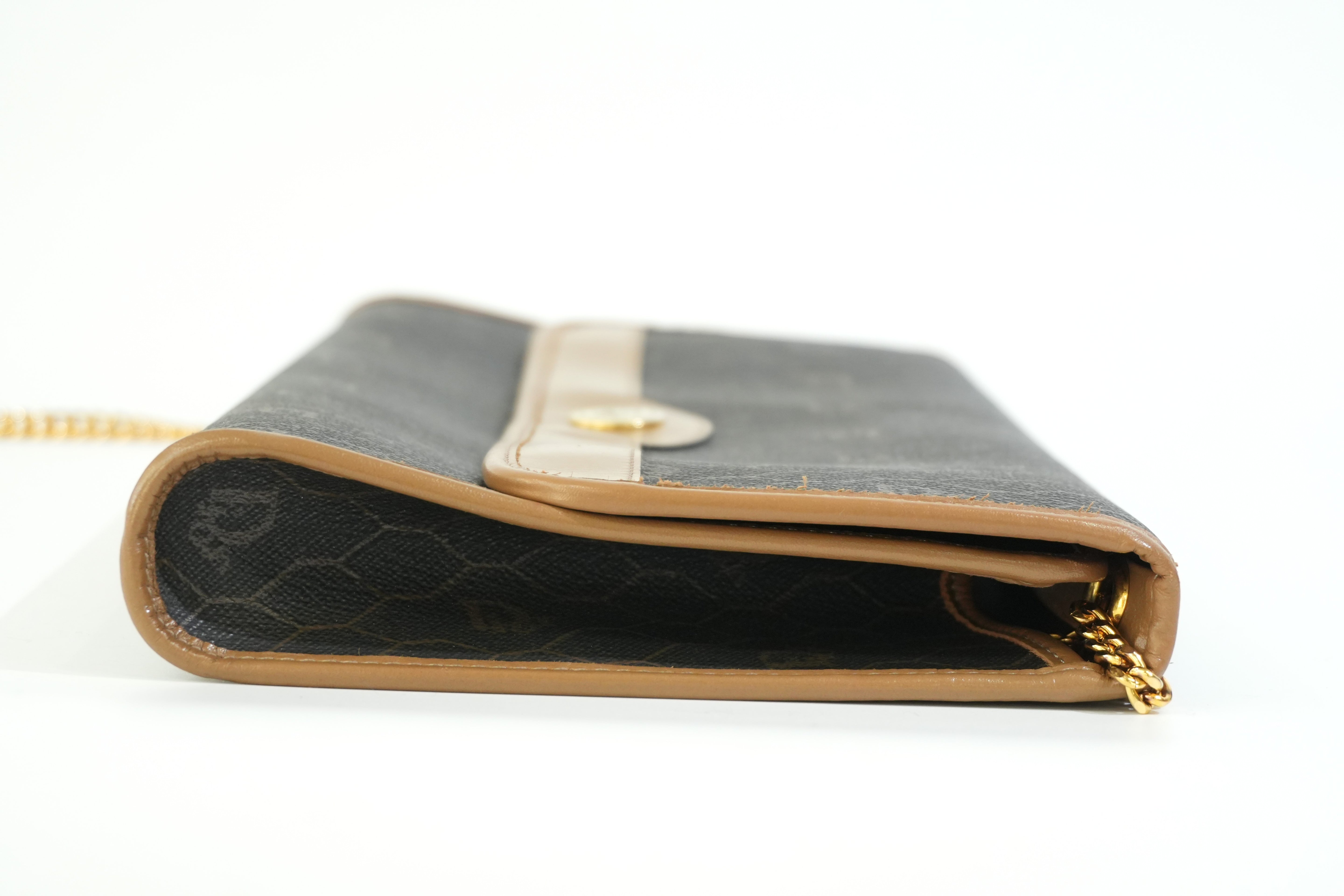 Pre-owned Dior Honeycomb Crossbody Bag Brown