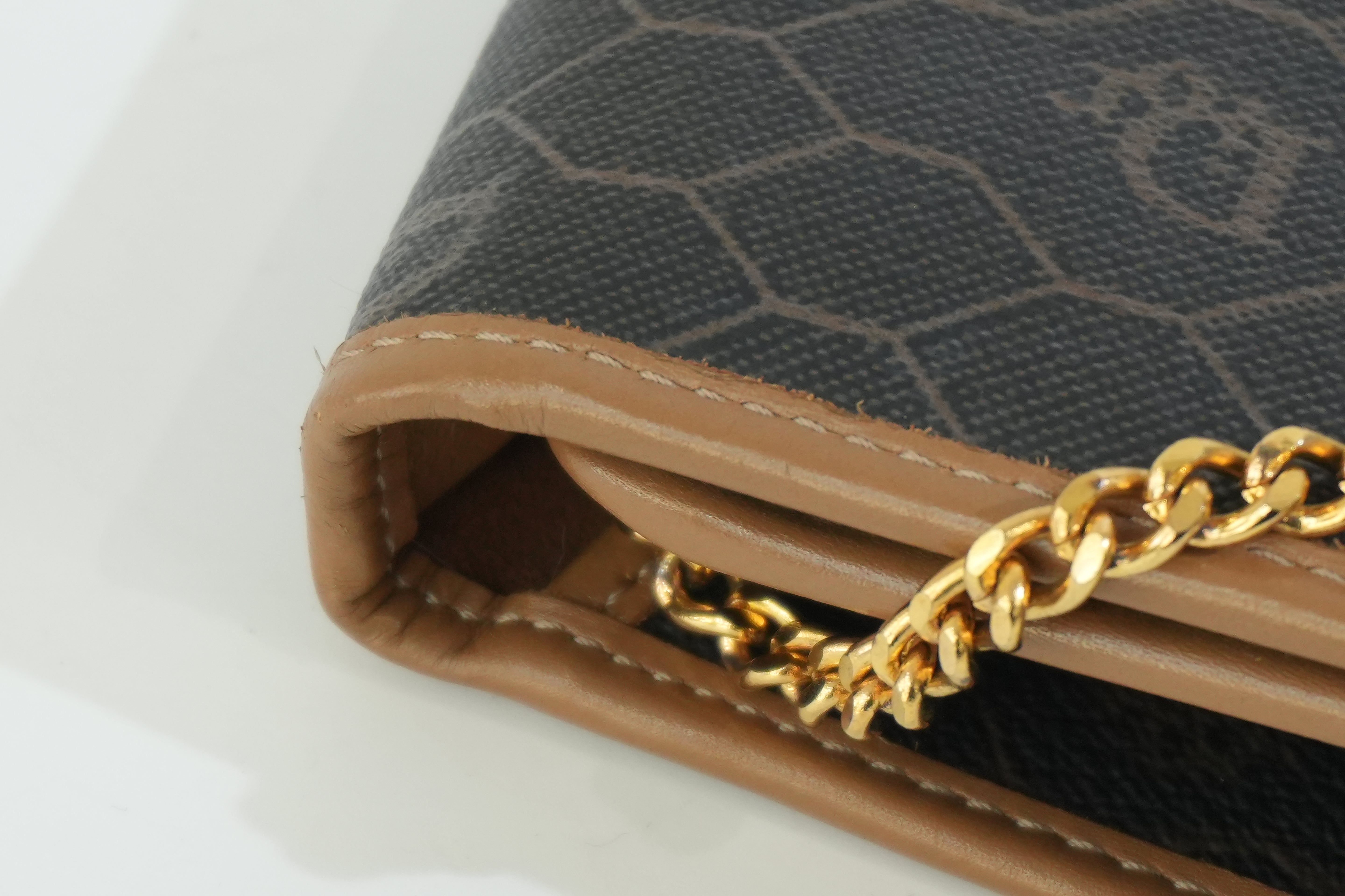 Pre-owned Dior Honeycomb Crossbody Bag Brown