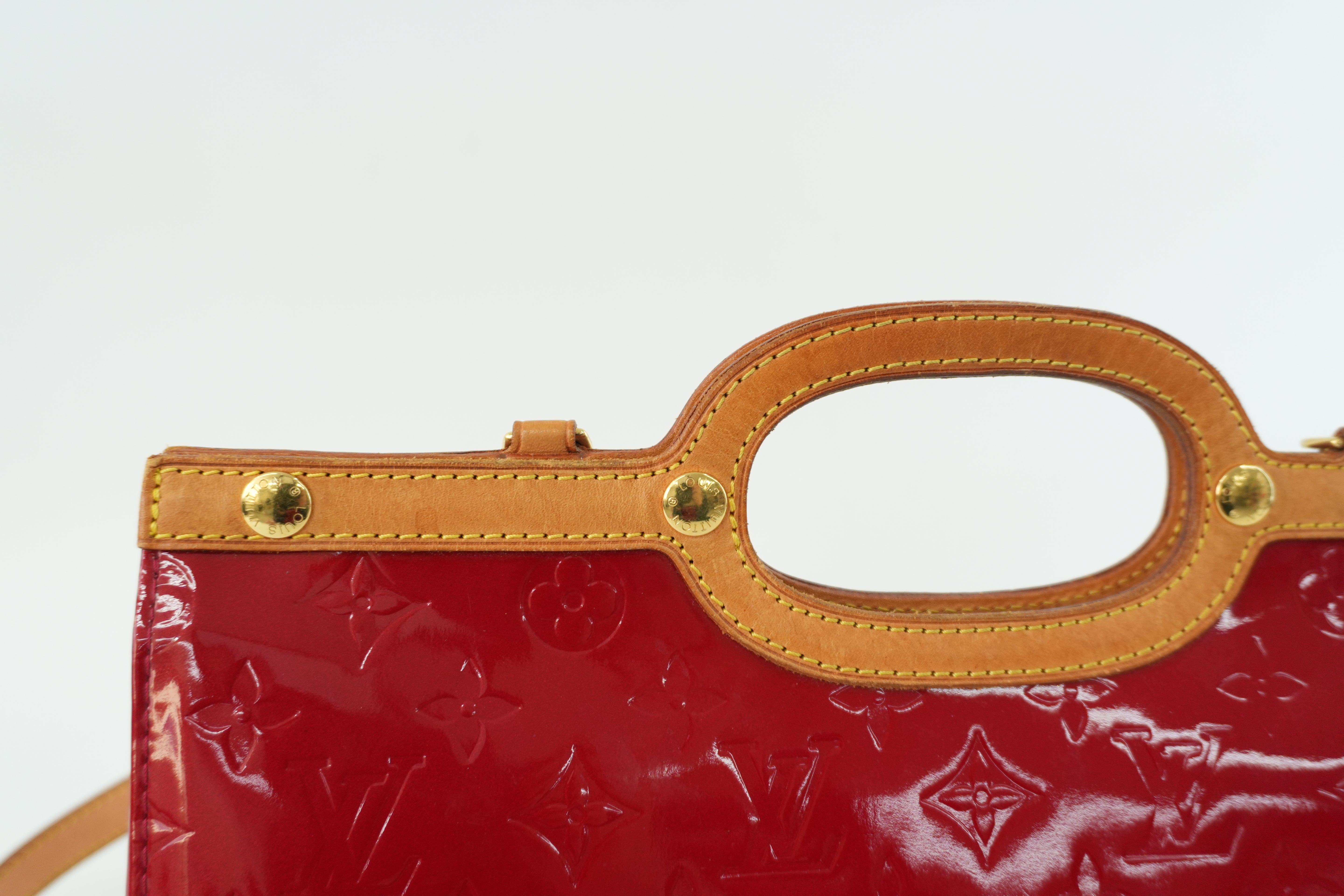Louis Vuitton Vernis Roxbury Drive Red Used