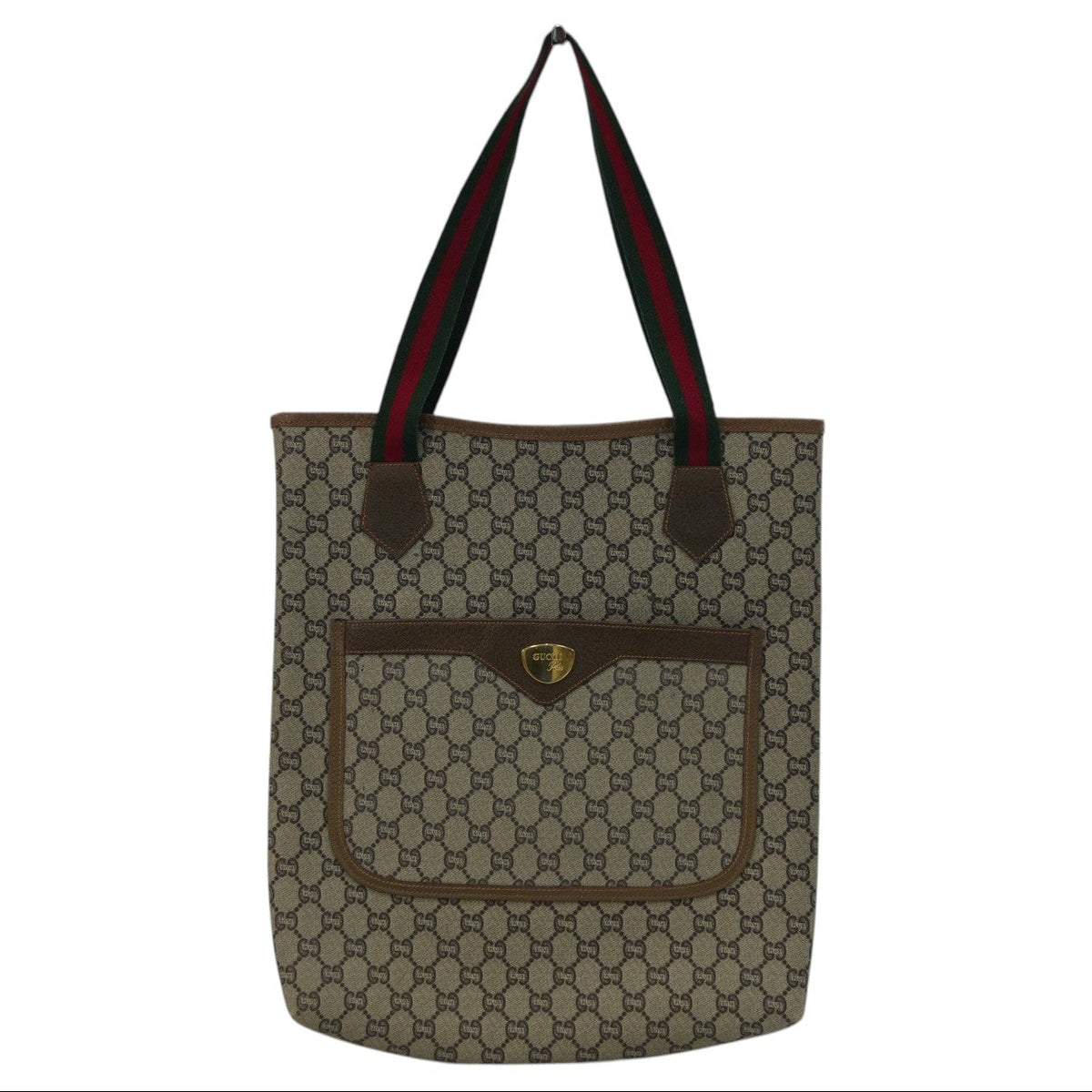 Pre-Owned Gucci Plus Ophidia Vertical Tote Bag Brown
