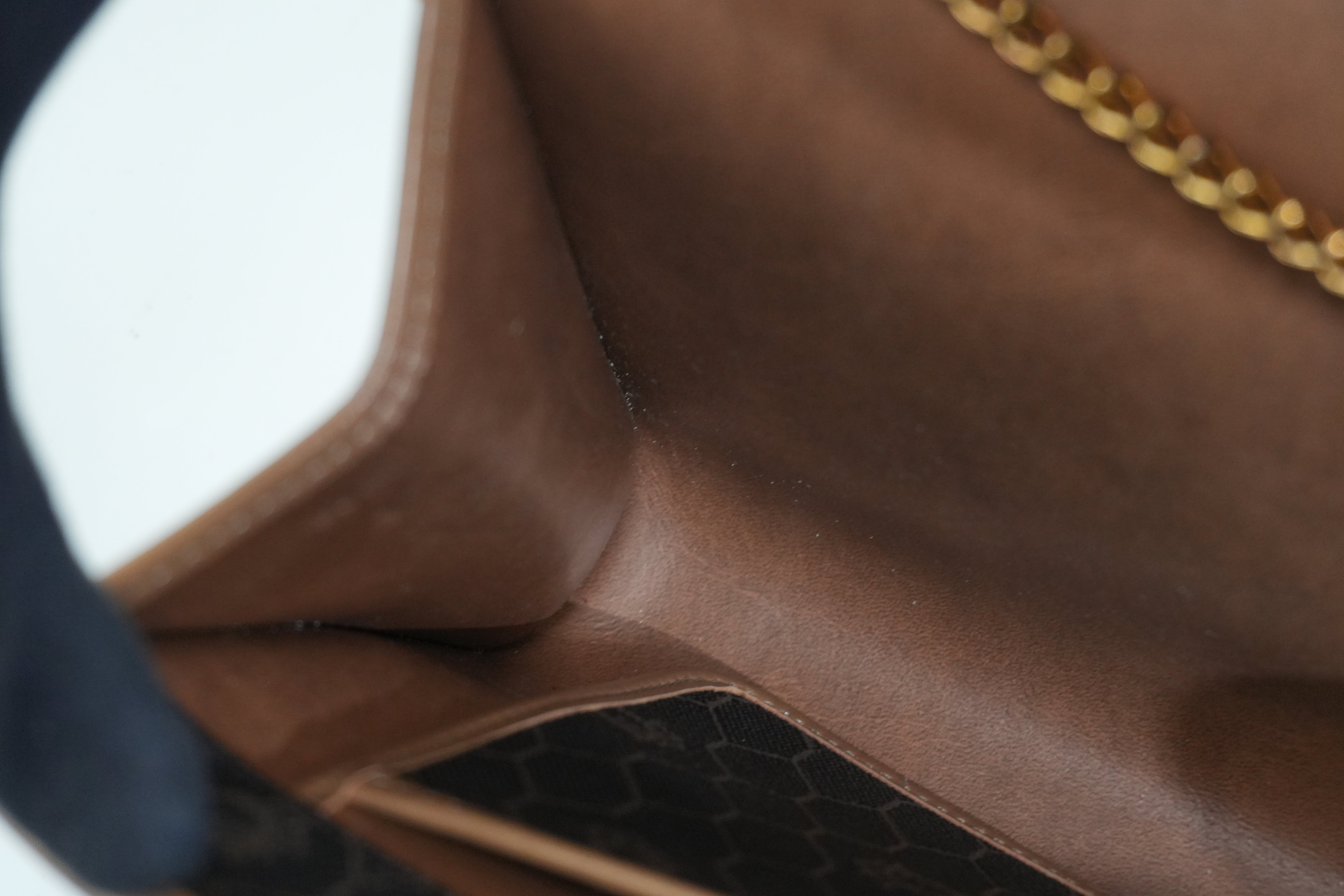 Pre-owned Dior Honeycomb Crossbody Bag Brown