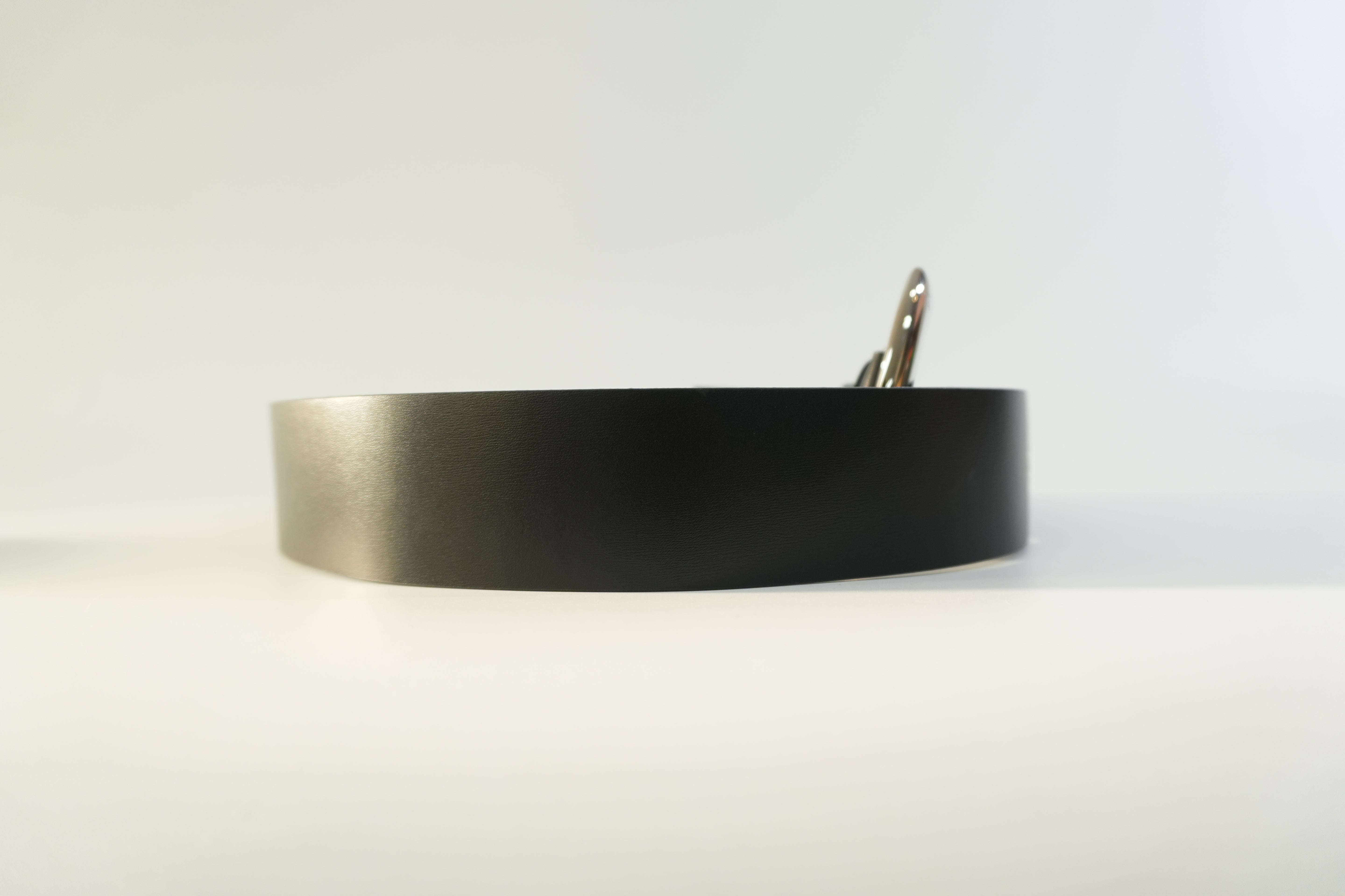 Pre-owned Louis Vuitton Leather Belt Size 80 Black