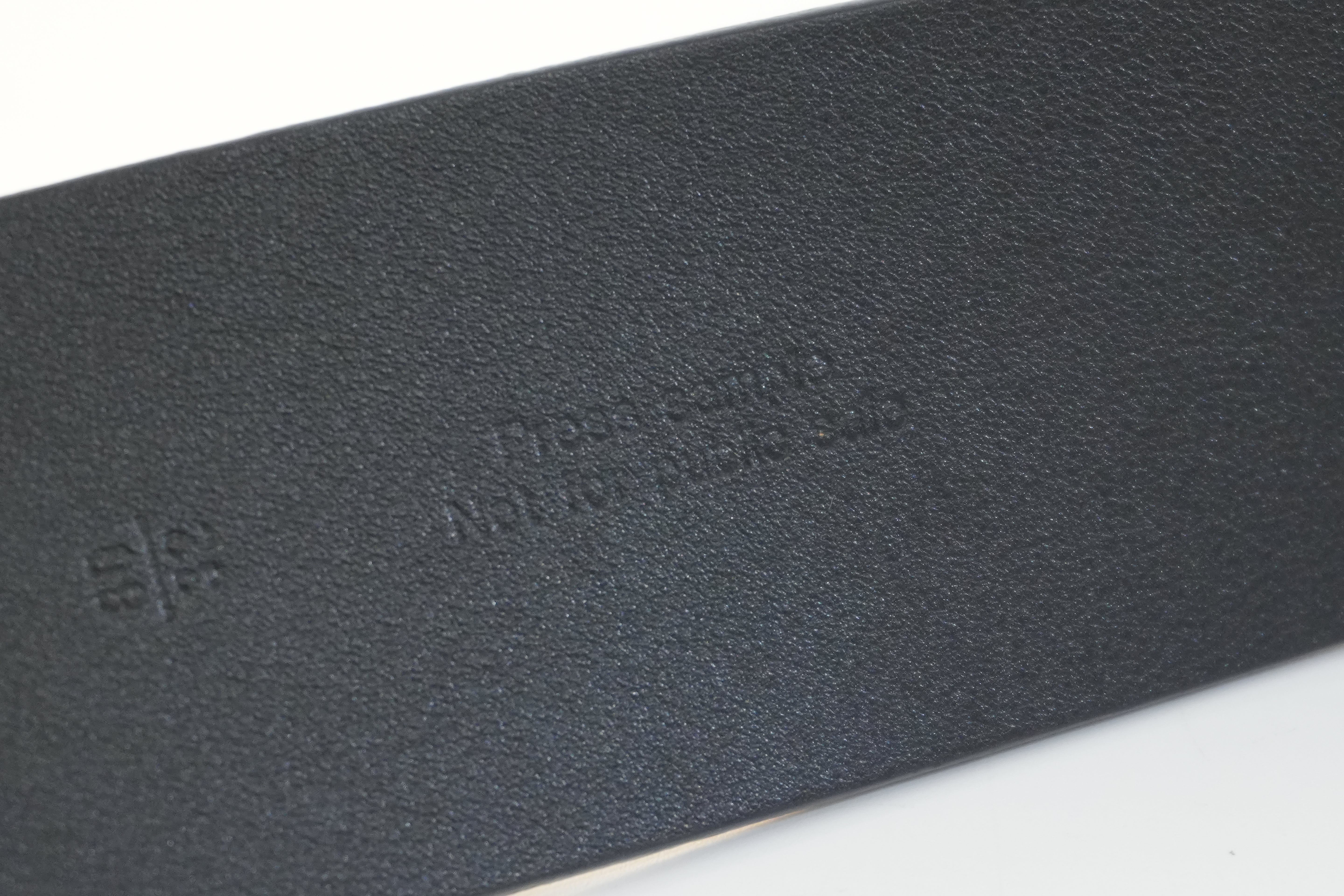 Pre-owned Louis Vuitton Leather Belt Size 80 Black