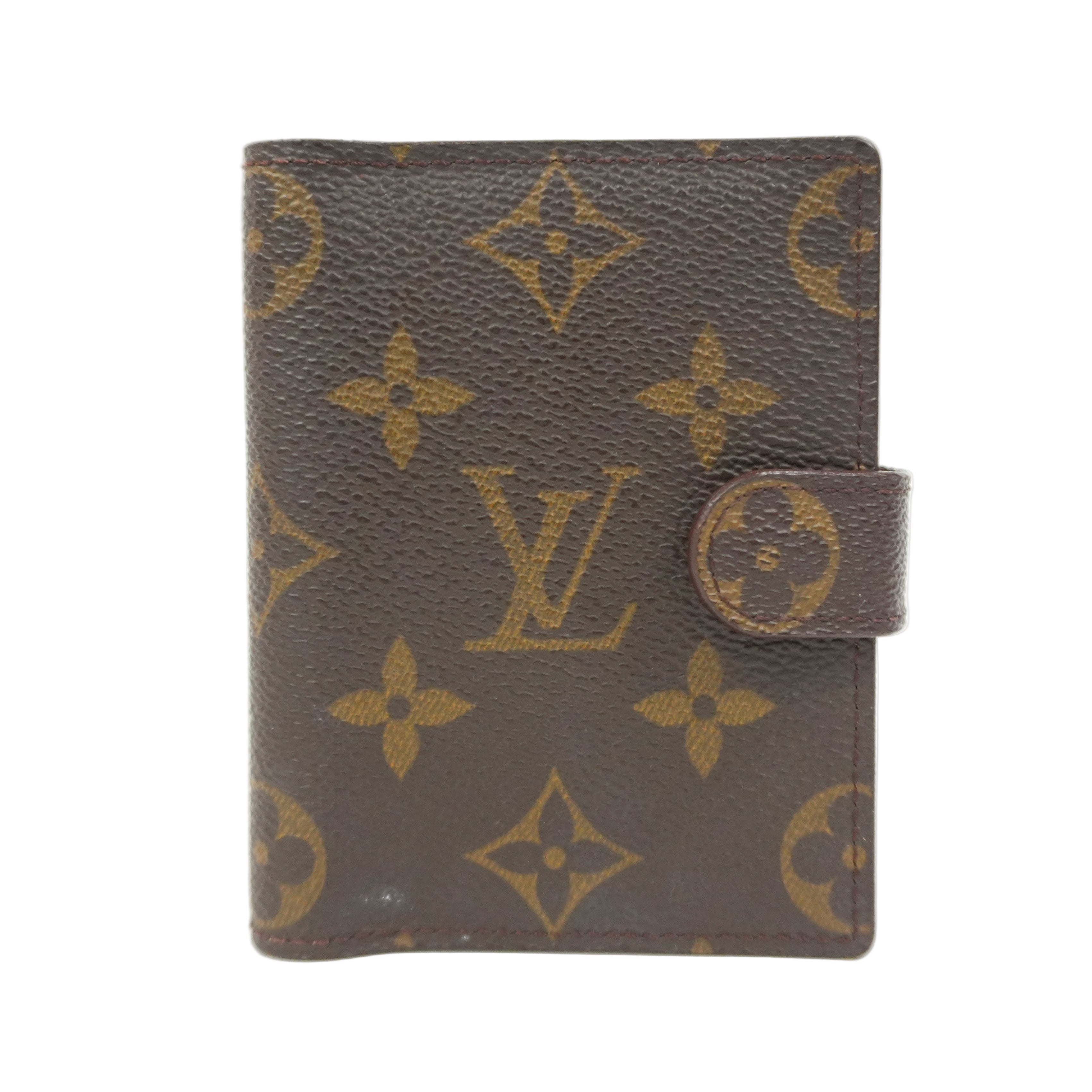 Pre-owned Louis Vuitton Monogram Agenda Card Cover