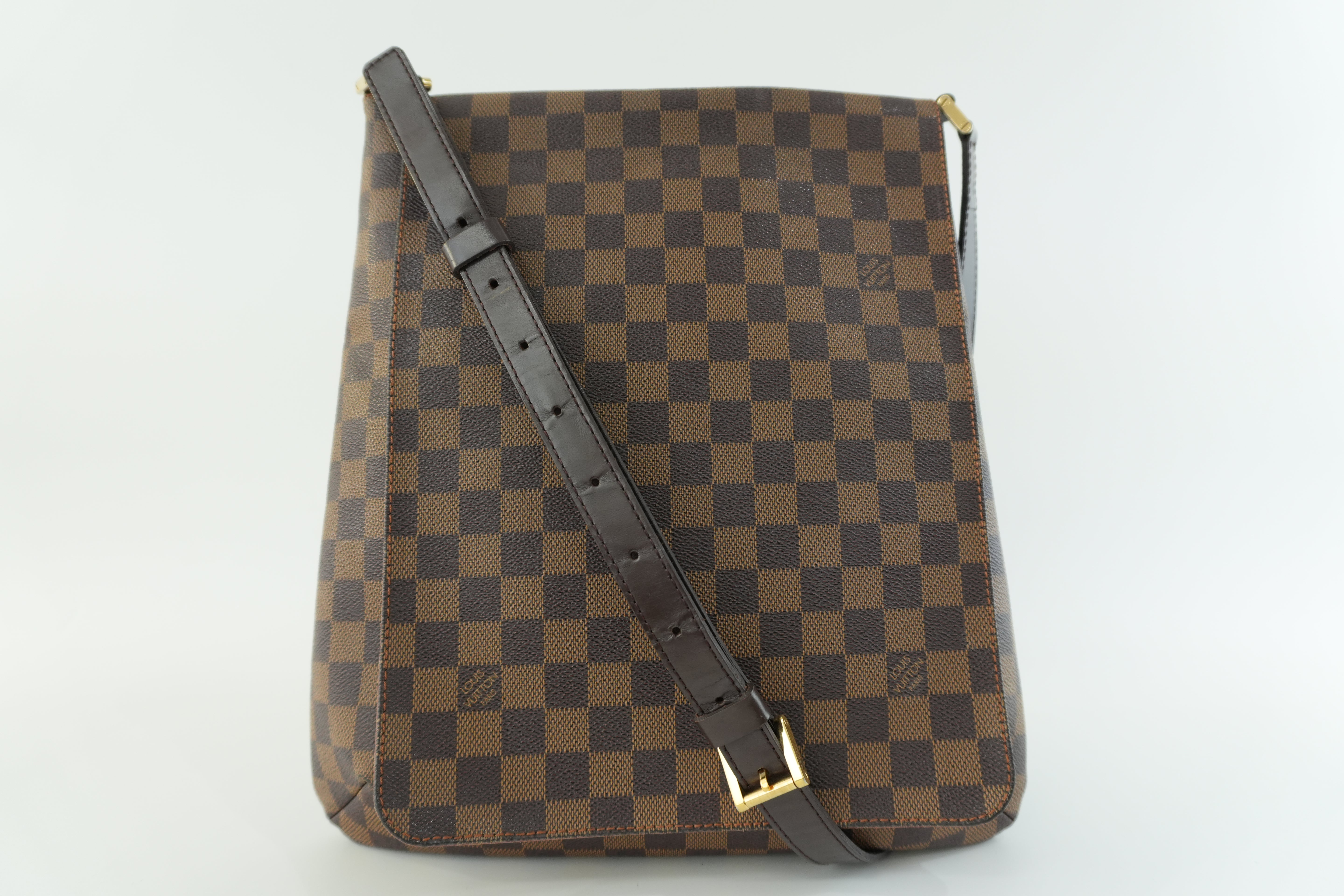 Louis Vuitton Damier Ebene Musette Shoulder Bag Used