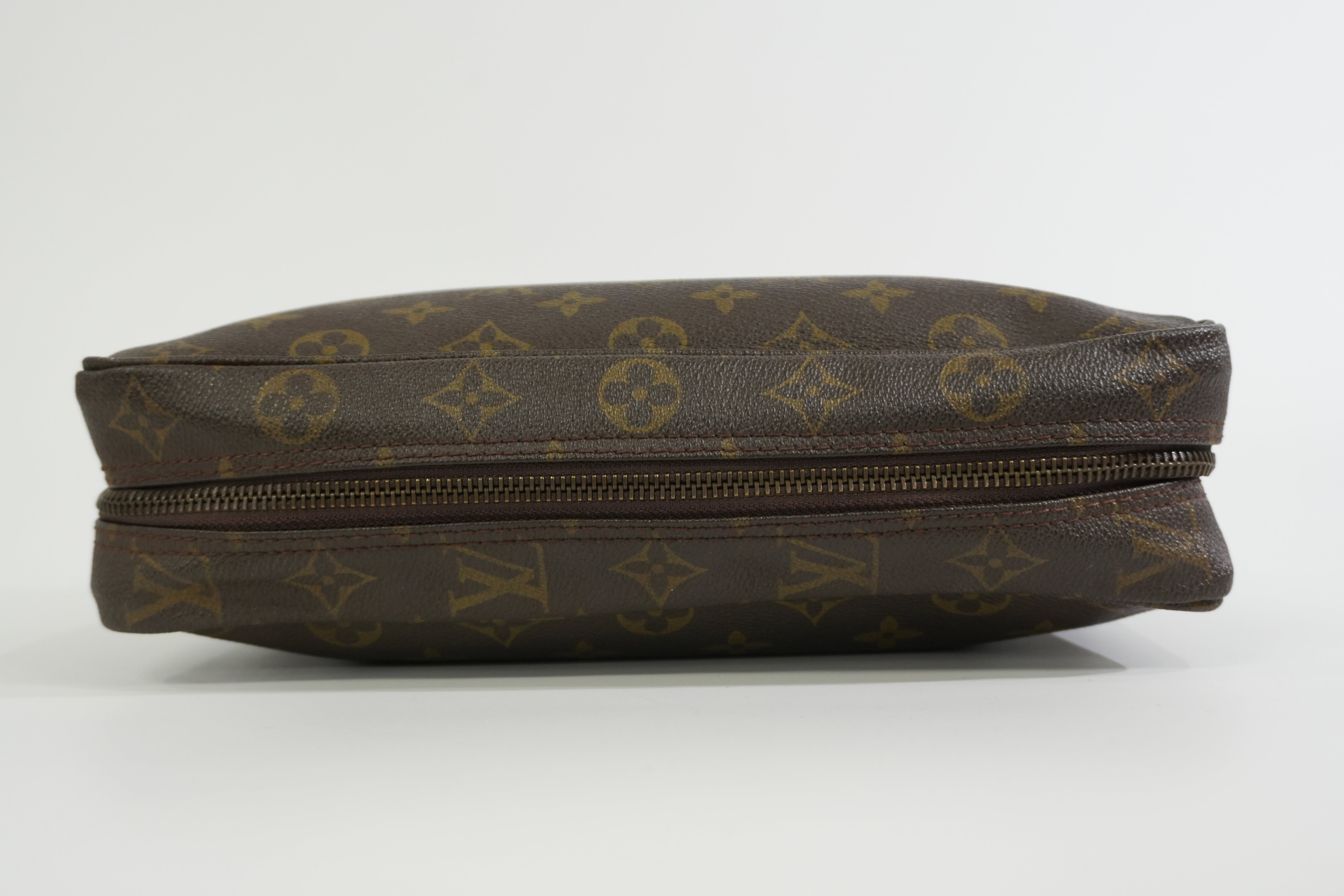 Pre-owned Louis Vuitton Monogram Trousse 28 Pouch