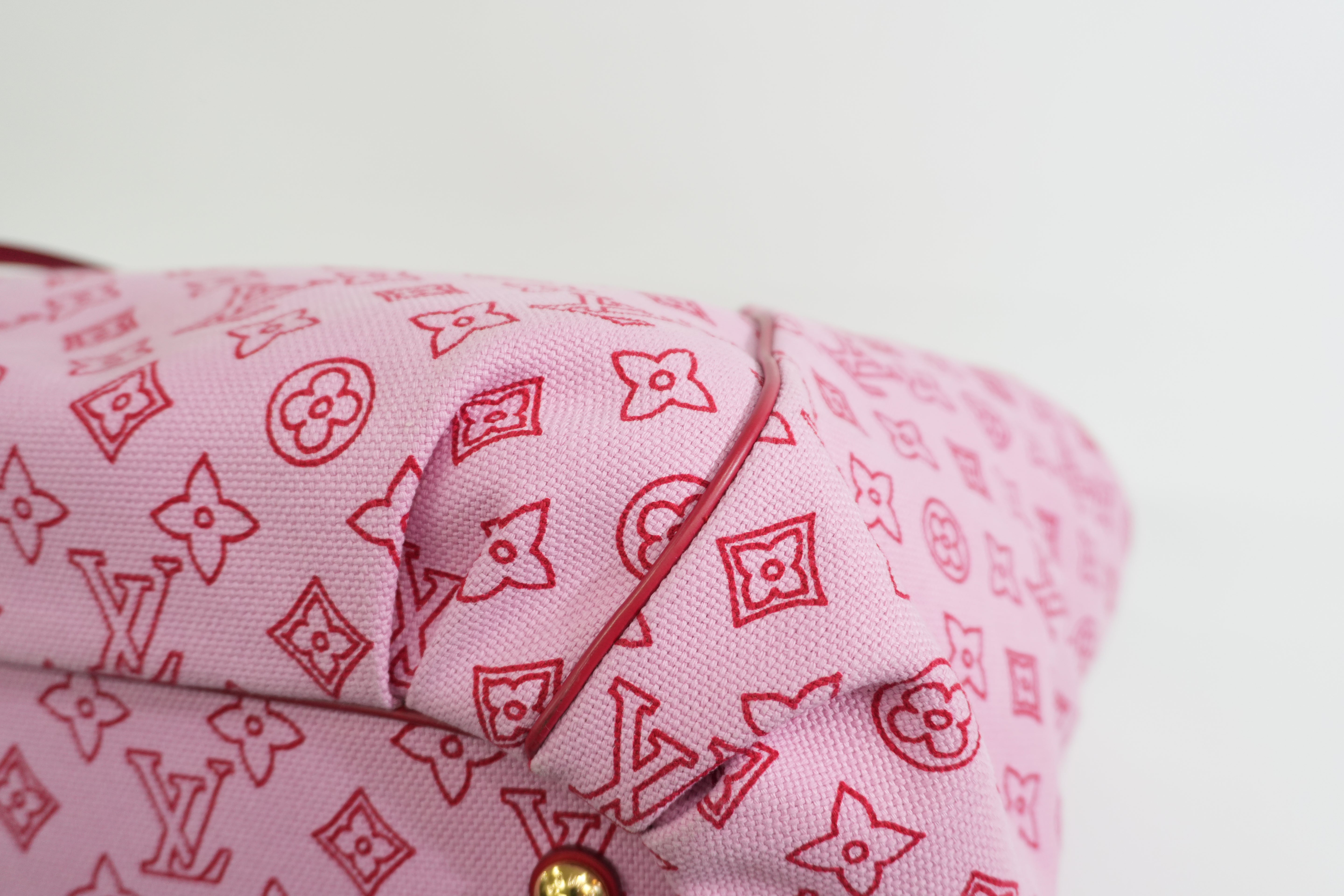 Pre-owned Louis Vuitton Cabas Ipanema GM Tote Bag Pink