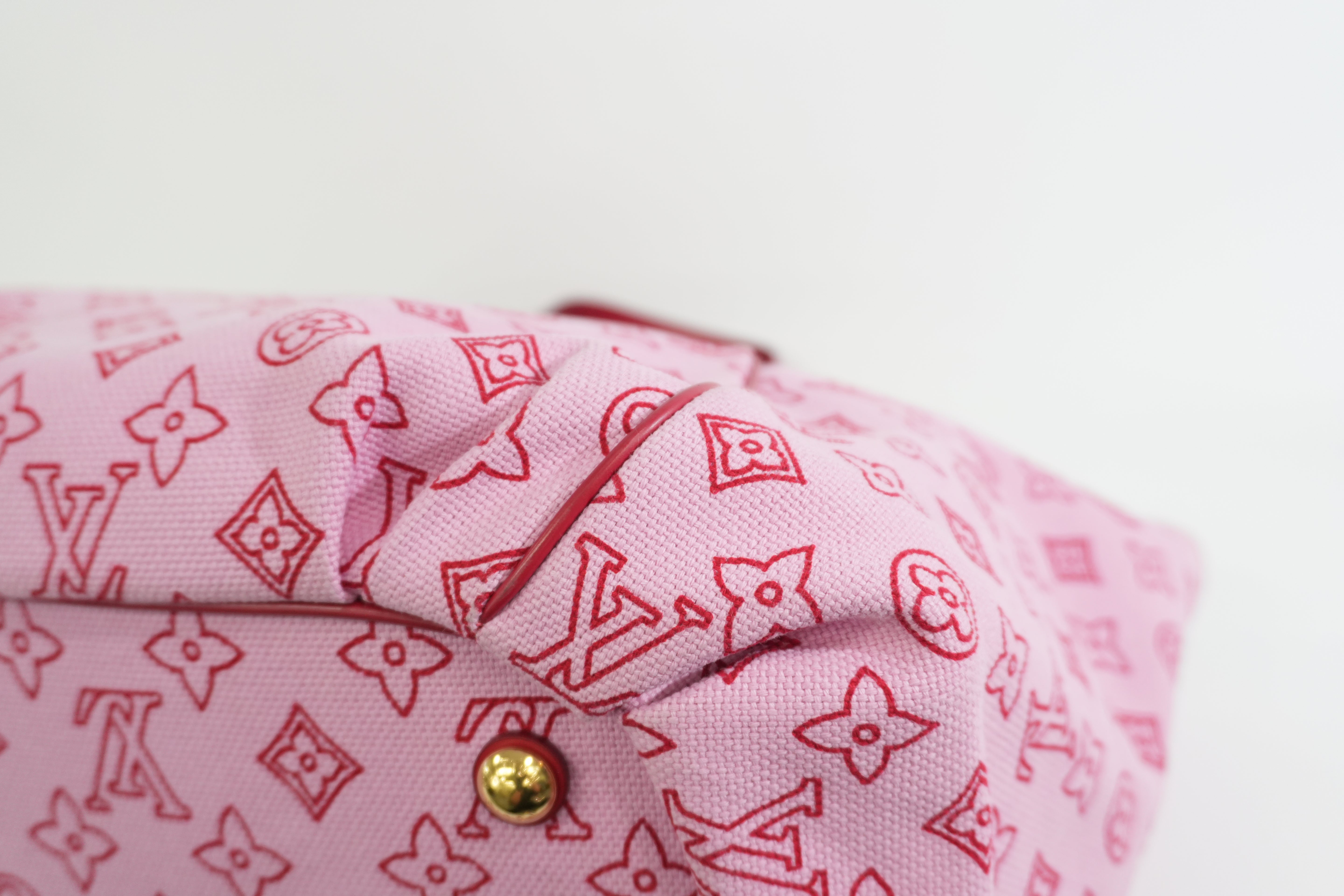 Pre-owned Louis Vuitton Cabas Ipanema GM Tote Bag Pink