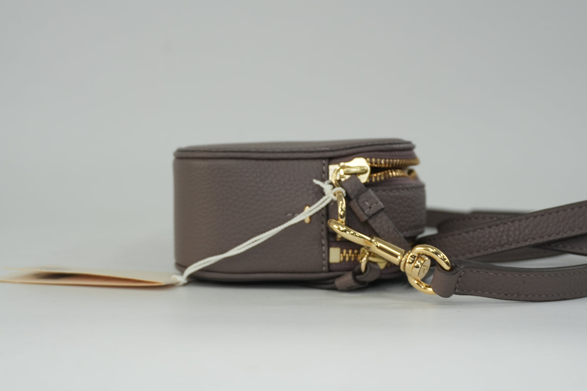 Pre-Owned Tory Burch Camera Bag Crossbody Bag Taupe