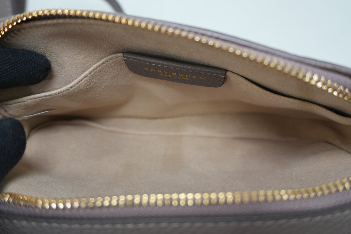 Pre-Owned Tory Burch Camera Bag Crossbody Bag Taupe