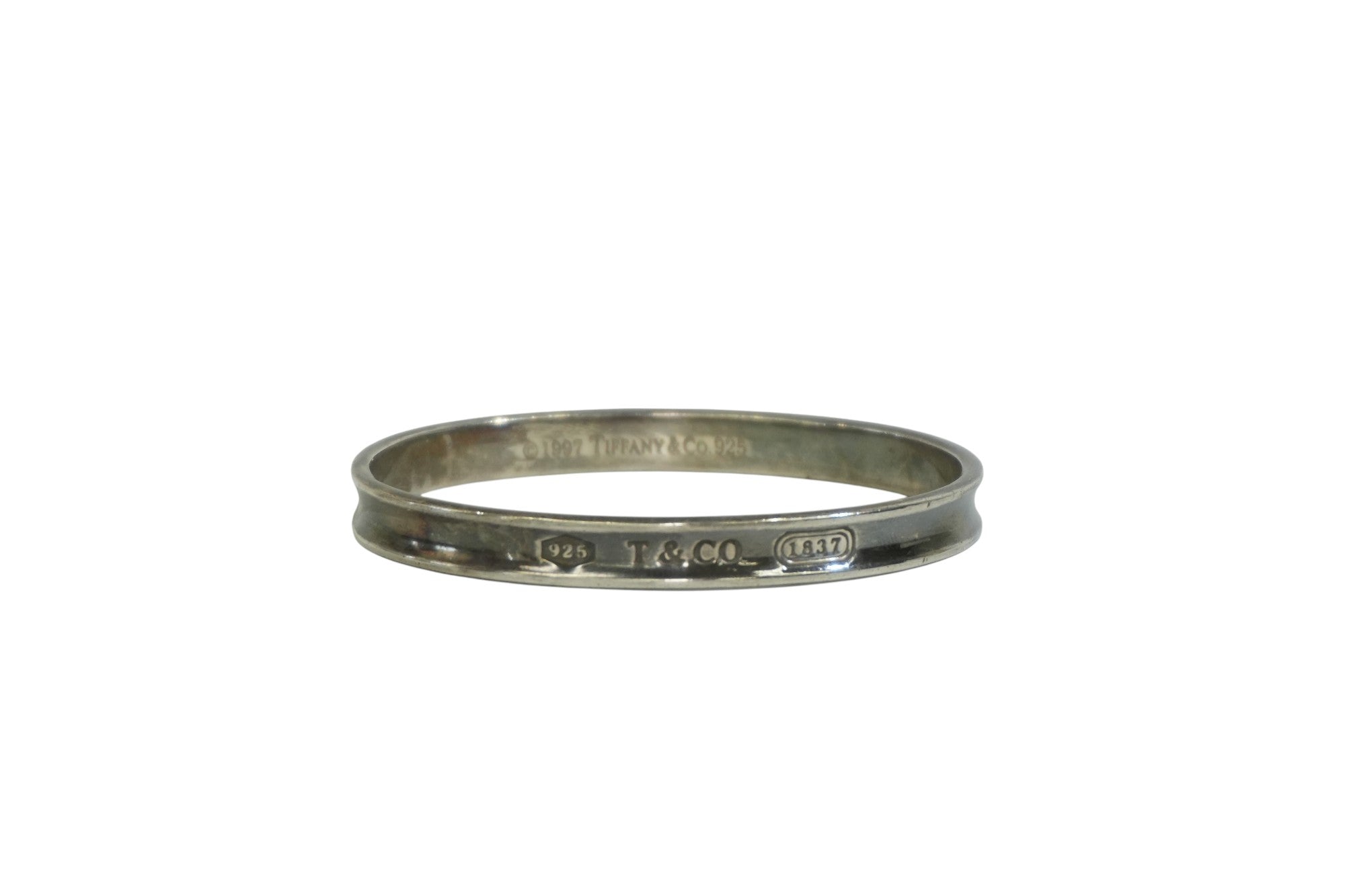 Pre-owned Tiffany & CO. Silver Bangle