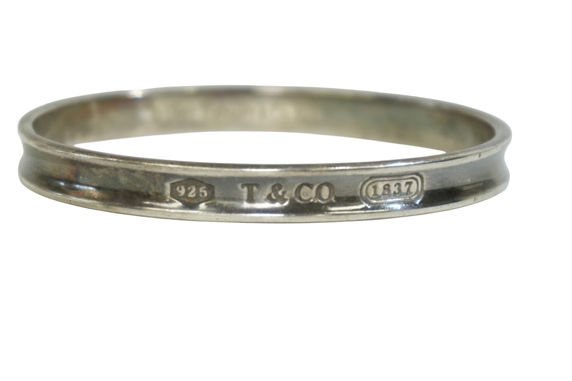 Pre-owned Tiffany & CO. Silver Bangle