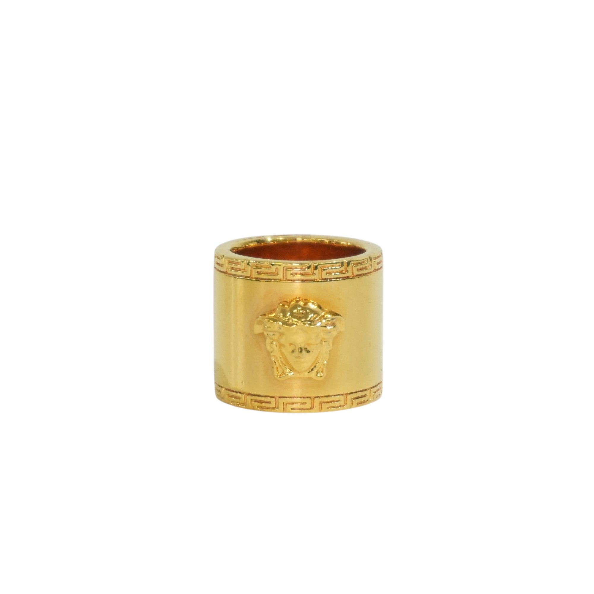 Pre-owned Versace Fashion Gold Ring