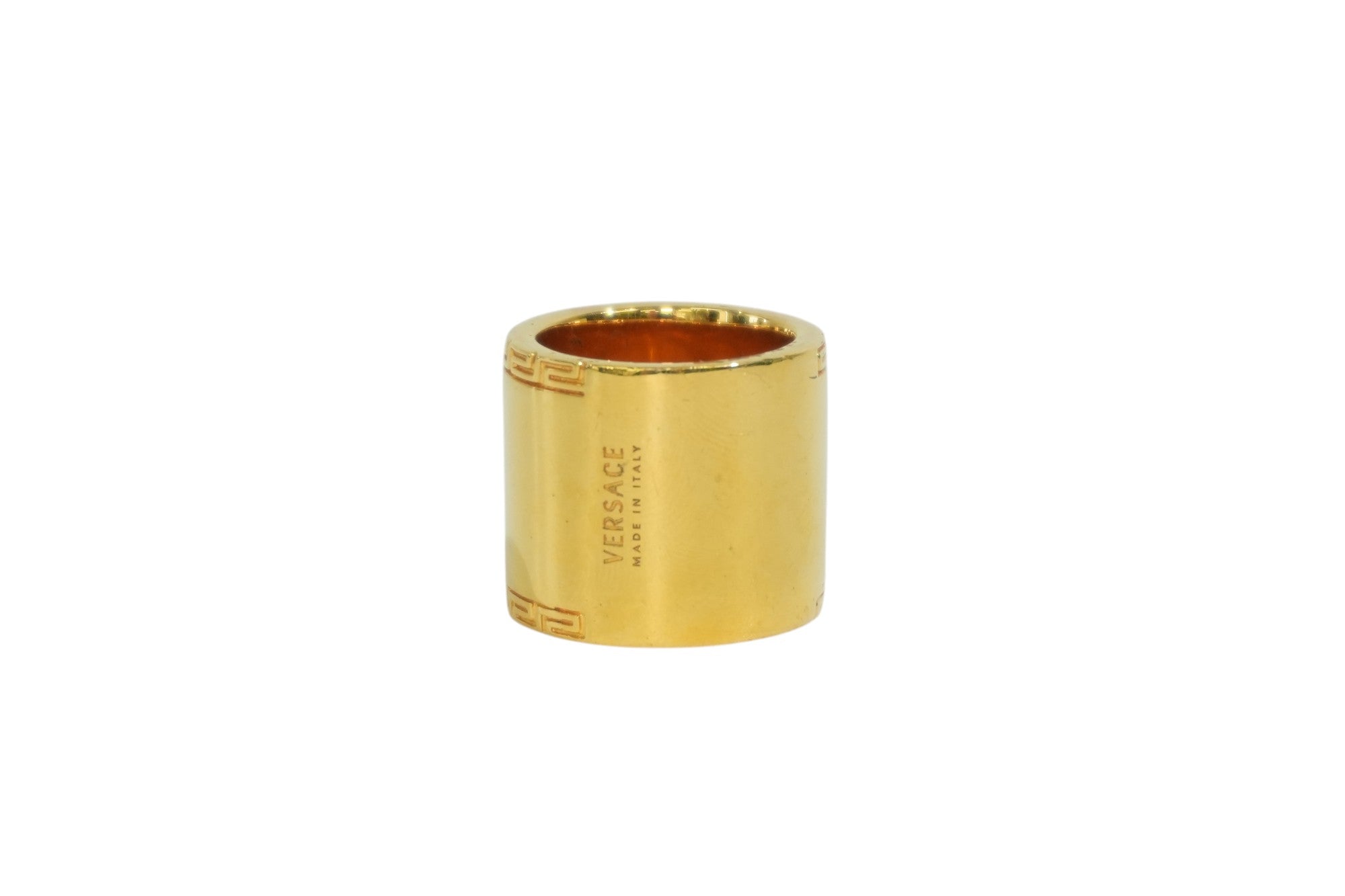 Pre-owned Versace Fashion Gold Ring
