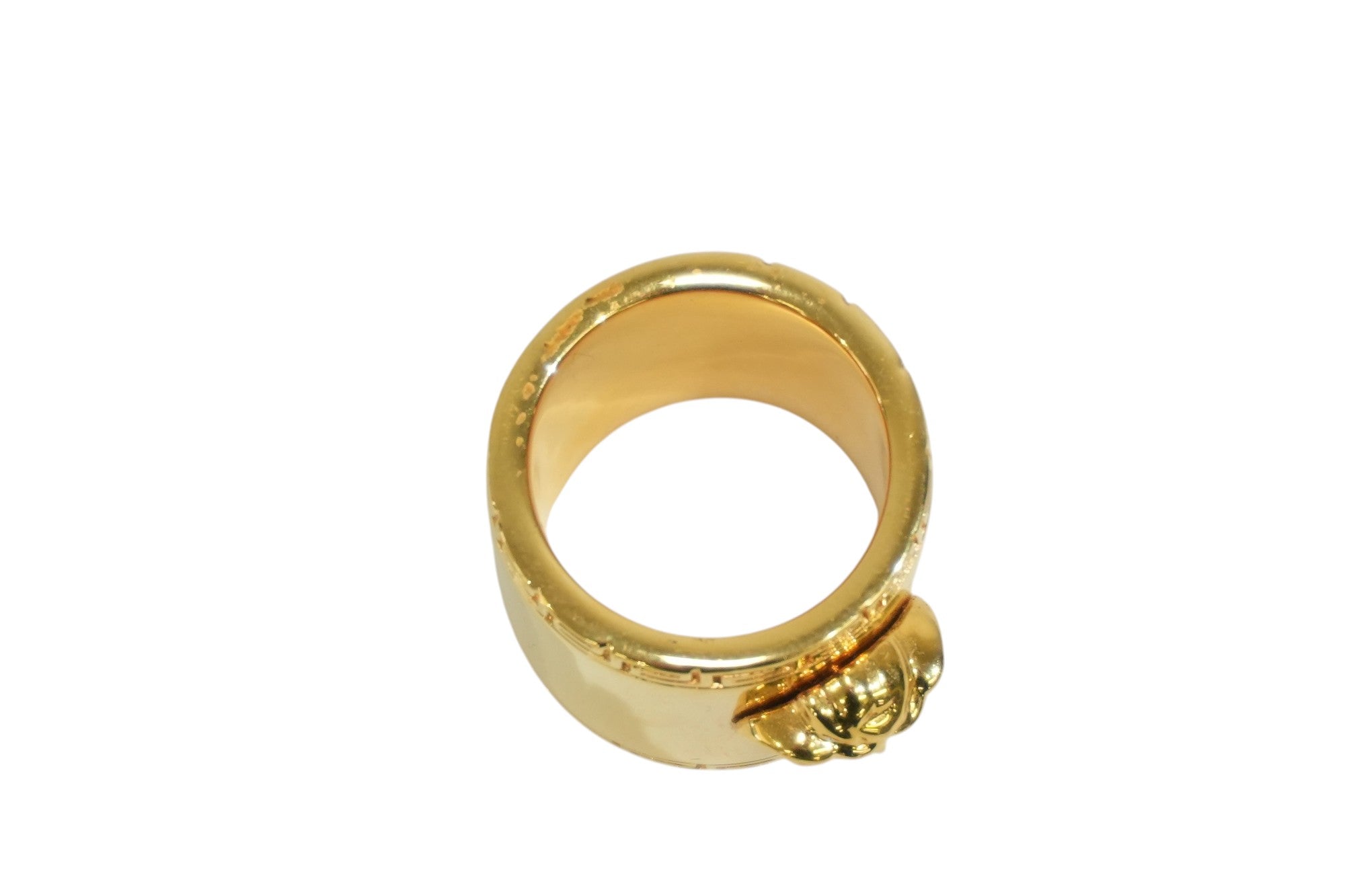 Pre-owned Versace Fashion Gold Ring