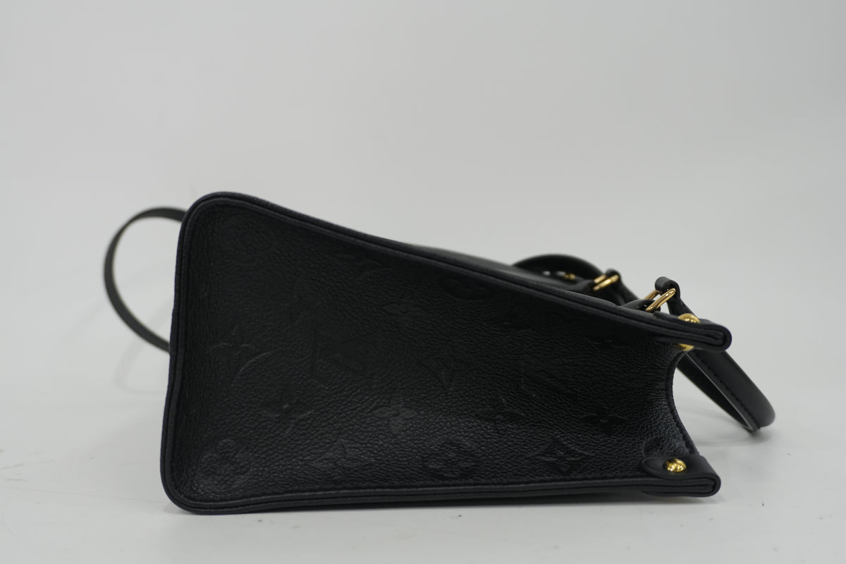 Pre-Owned Louis Vuitton Two Way Empriente On The Go BB Tote Bag Black PM