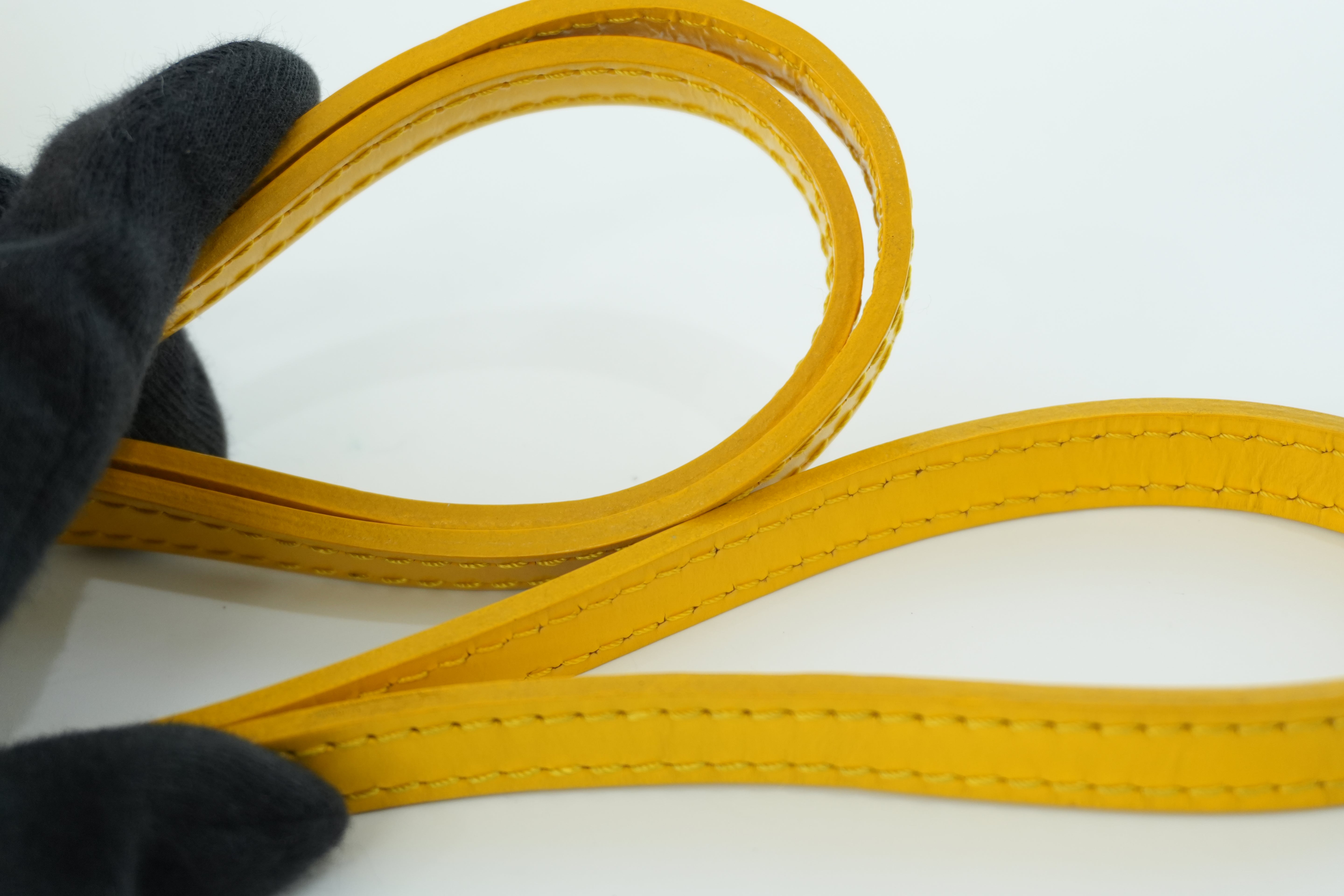 Louis Vuitton Alma Handbag BB Yellow Used