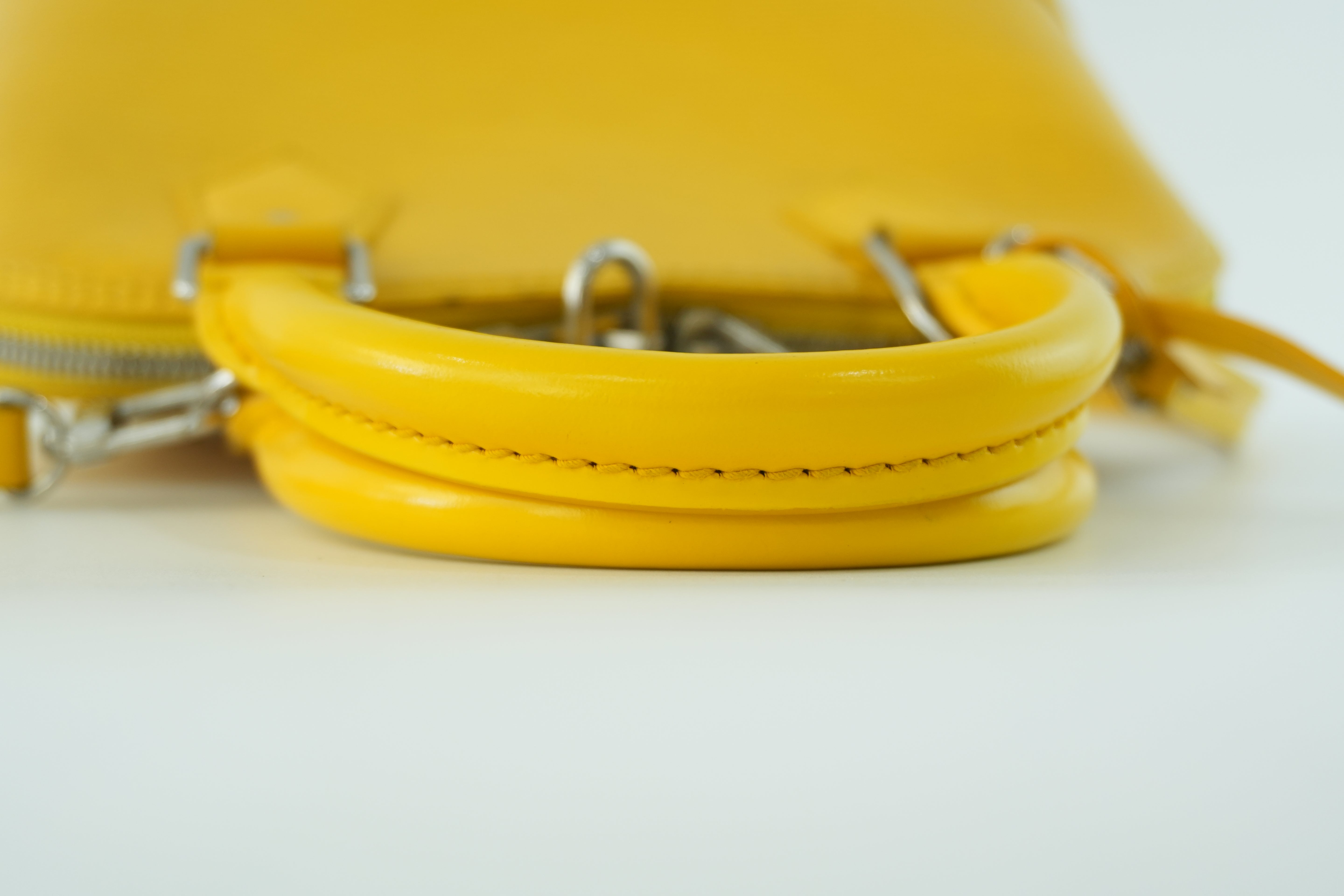 Louis Vuitton Alma Handbag BB Yellow Used