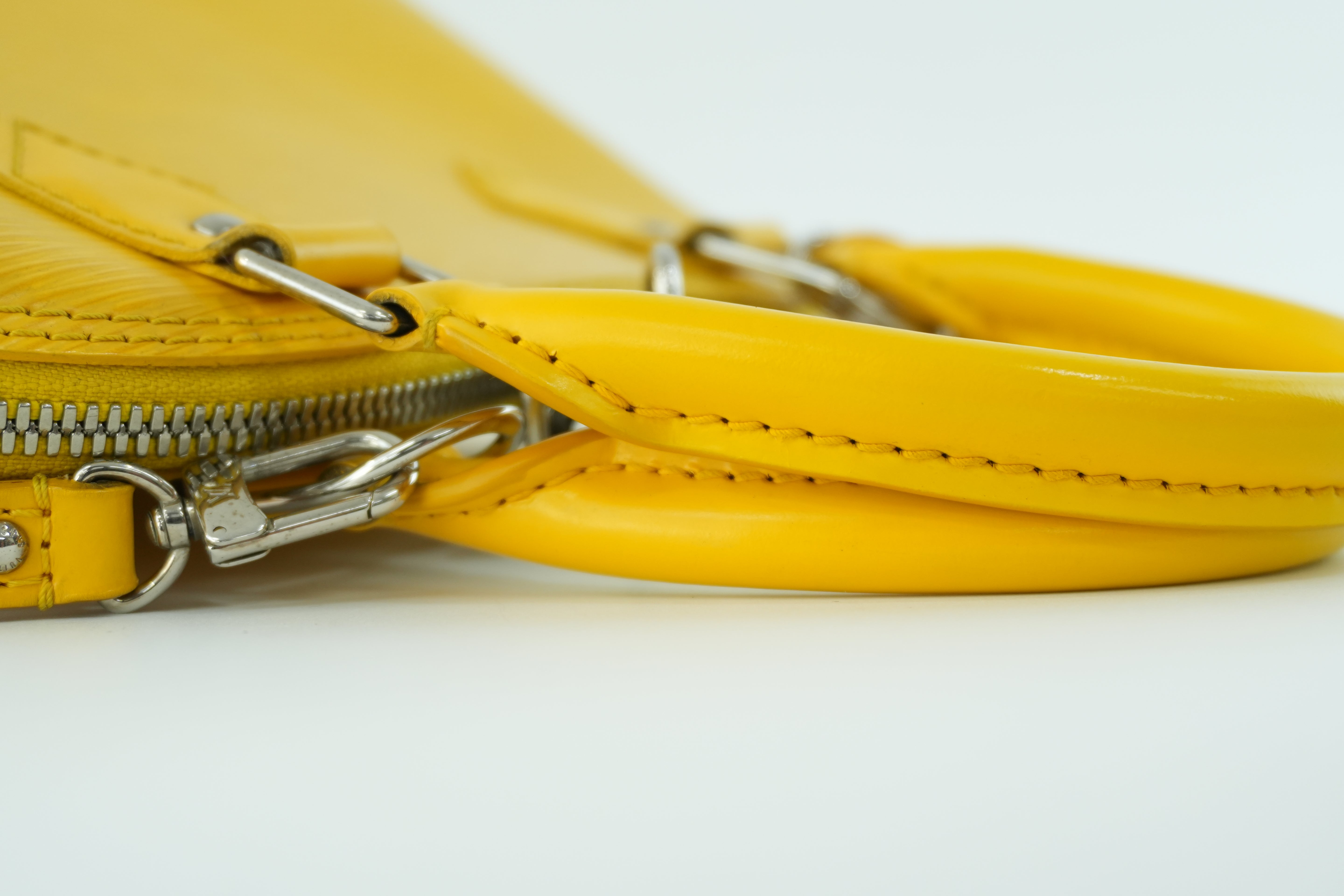 Louis Vuitton Alma Handbag BB Yellow Used