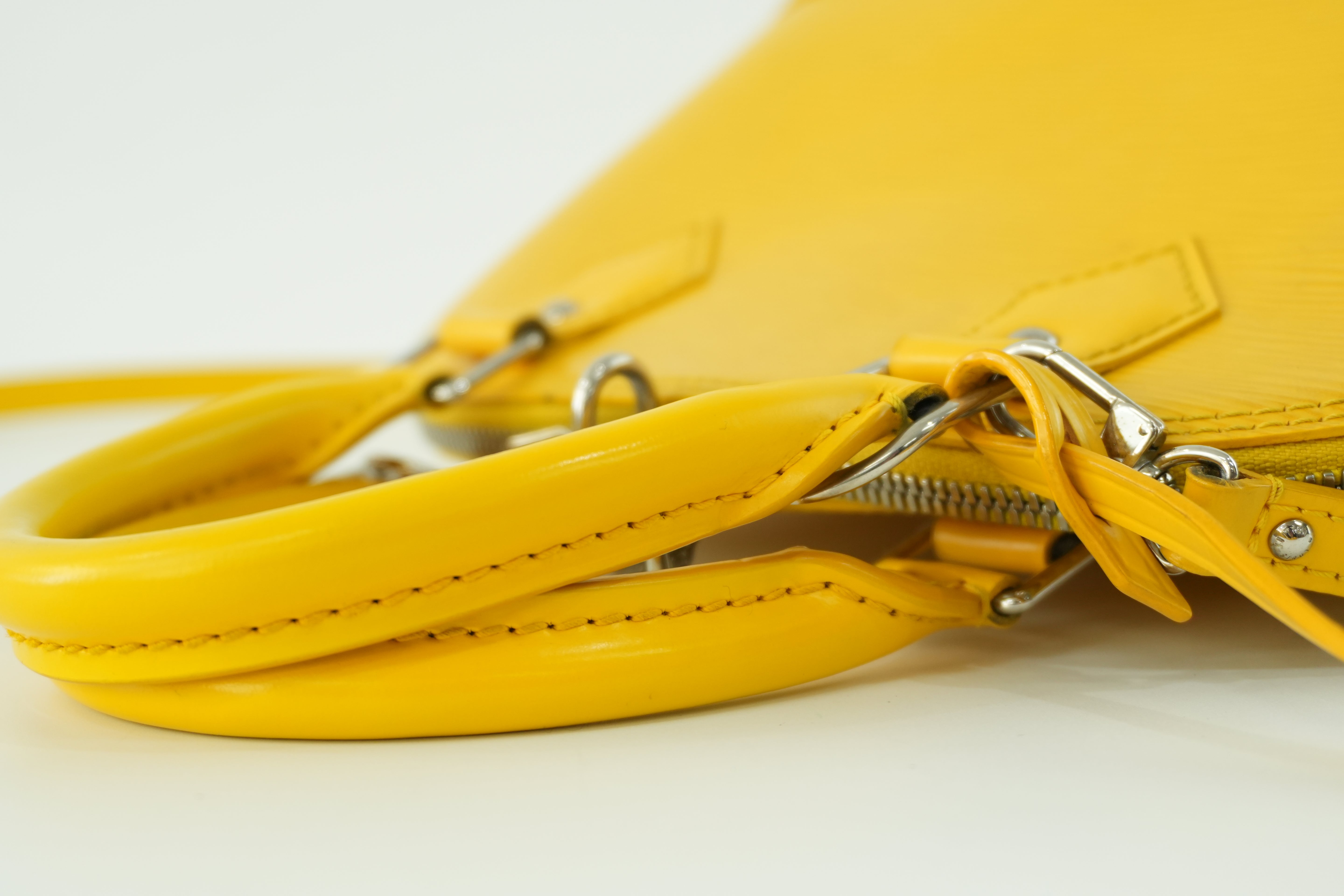 Louis Vuitton Alma Handbag BB Yellow Used