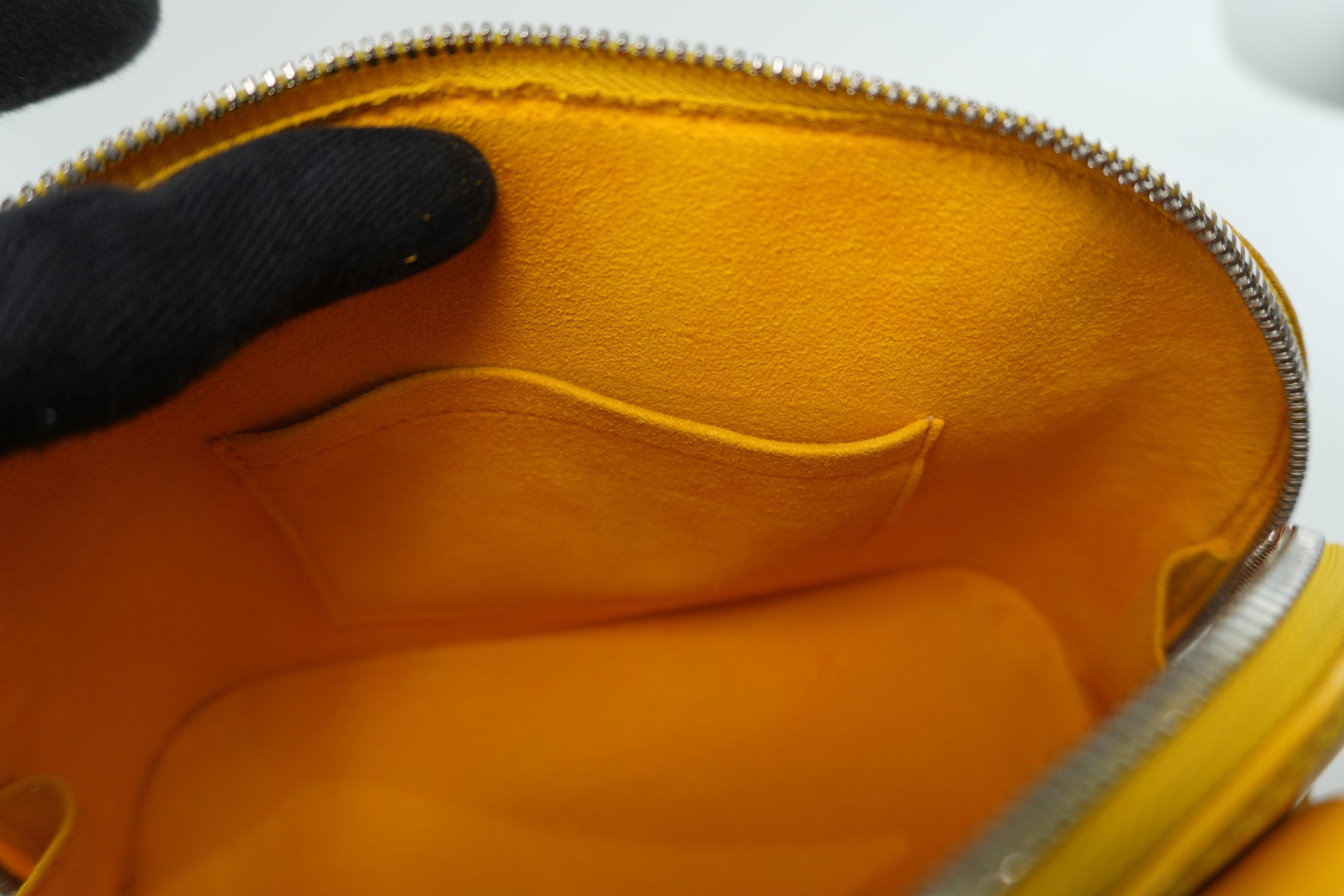 Louis Vuitton Alma Handbag BB Yellow Used