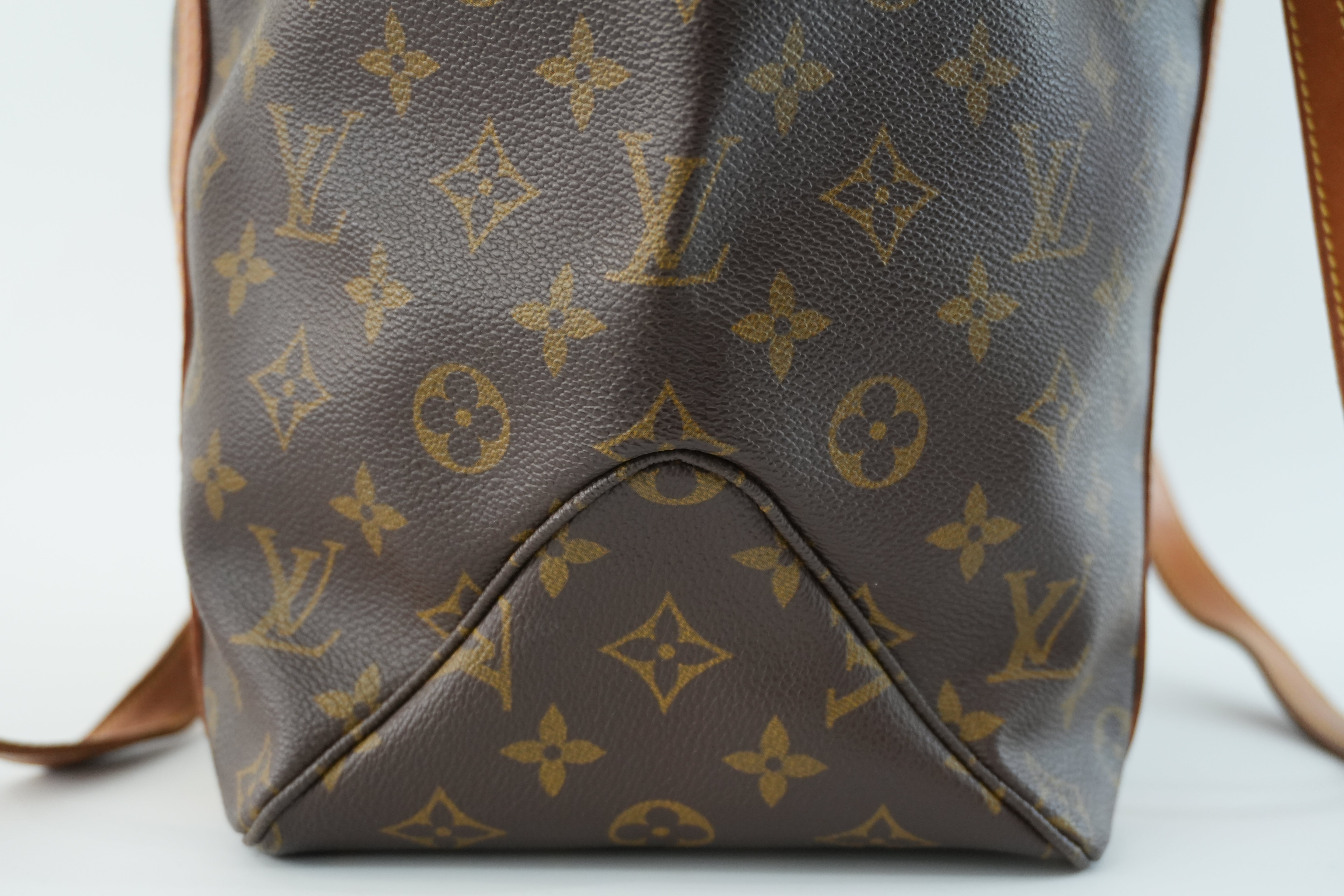 Louis Vuitton Monogram Sac Shopping GM Shoulder Tote Bag Used