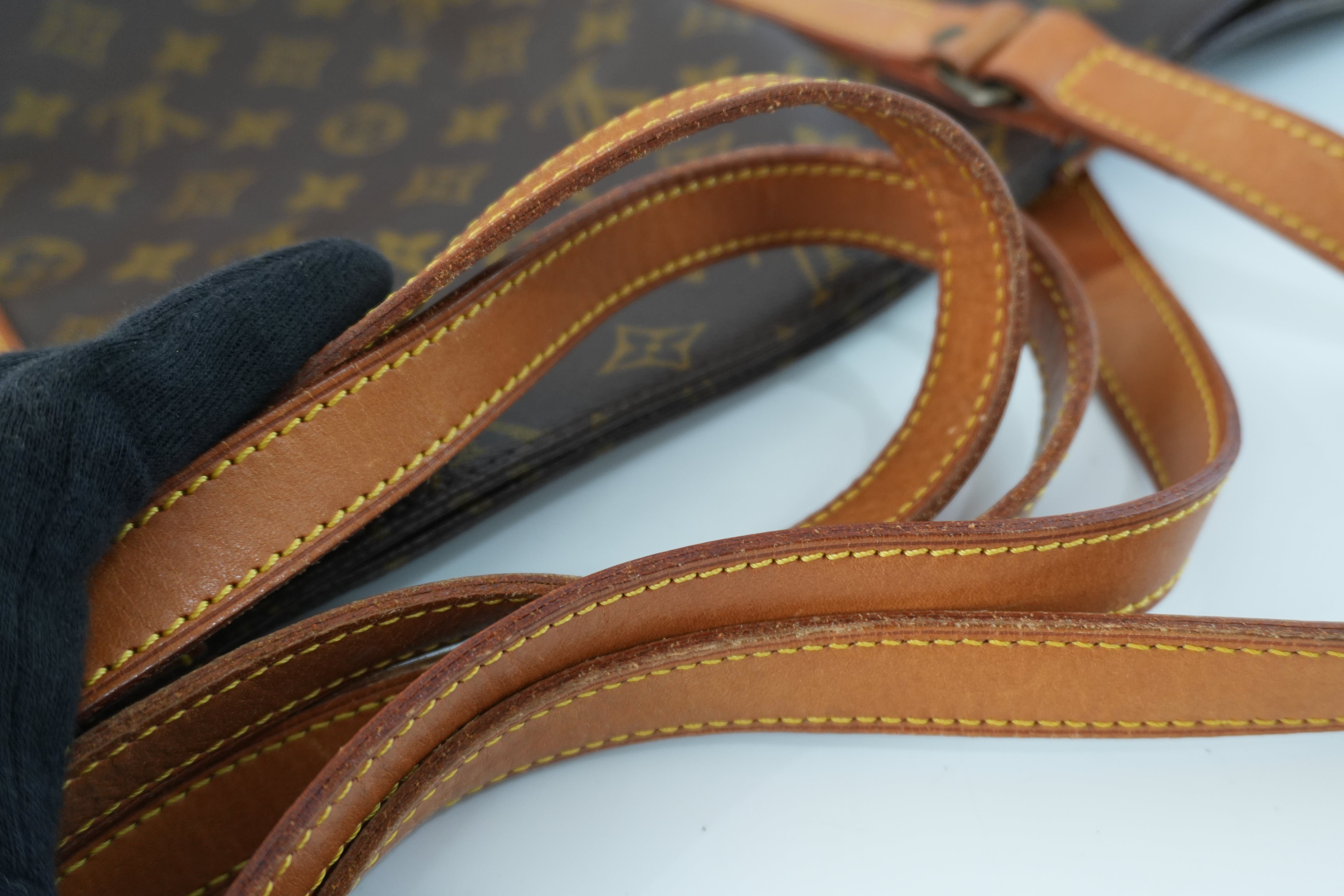 Louis Vuitton Monogram Sac Shopping GM Shoulder Tote Bag Used