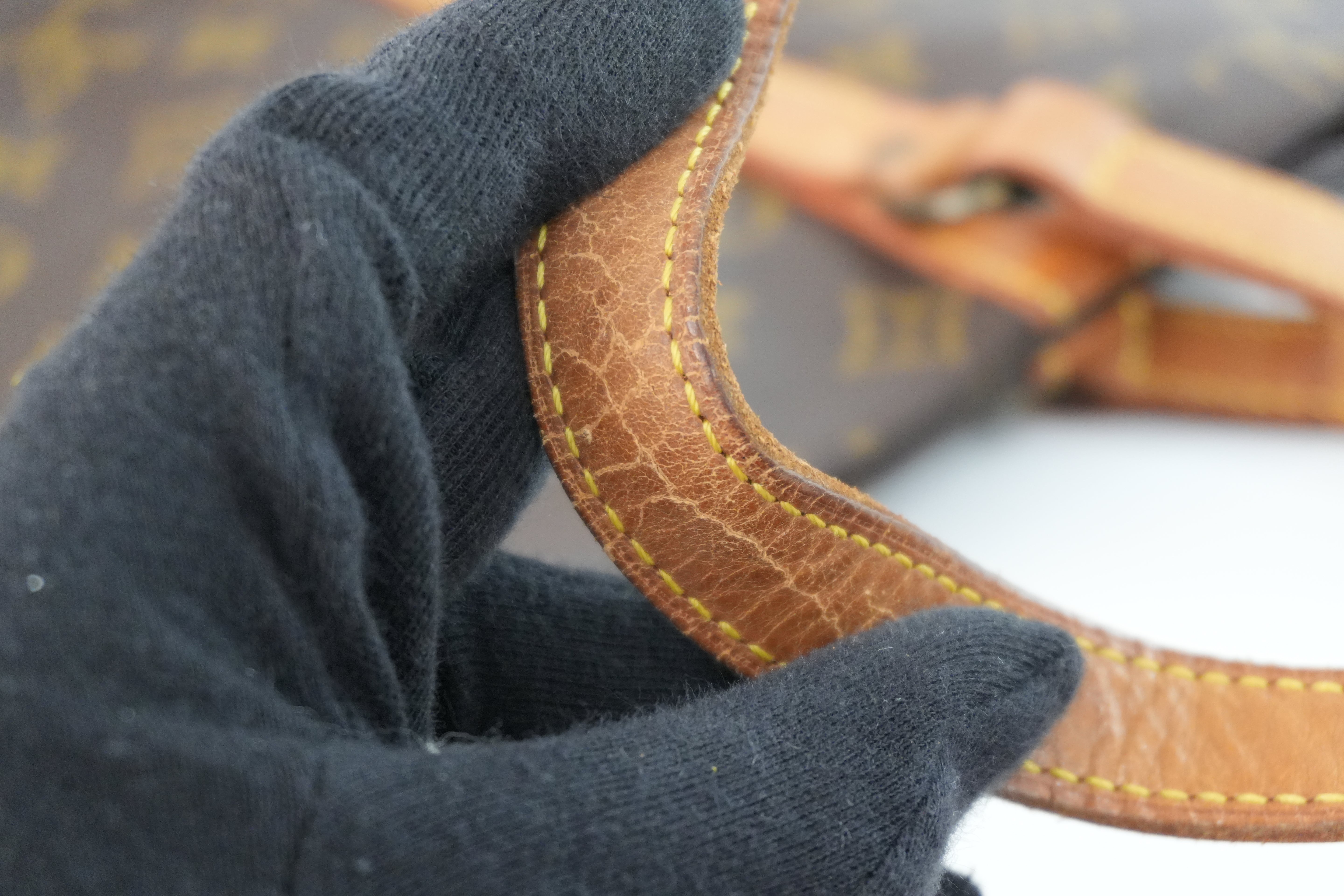 Louis Vuitton Monogram Sac Shopping GM Shoulder Tote Bag Used