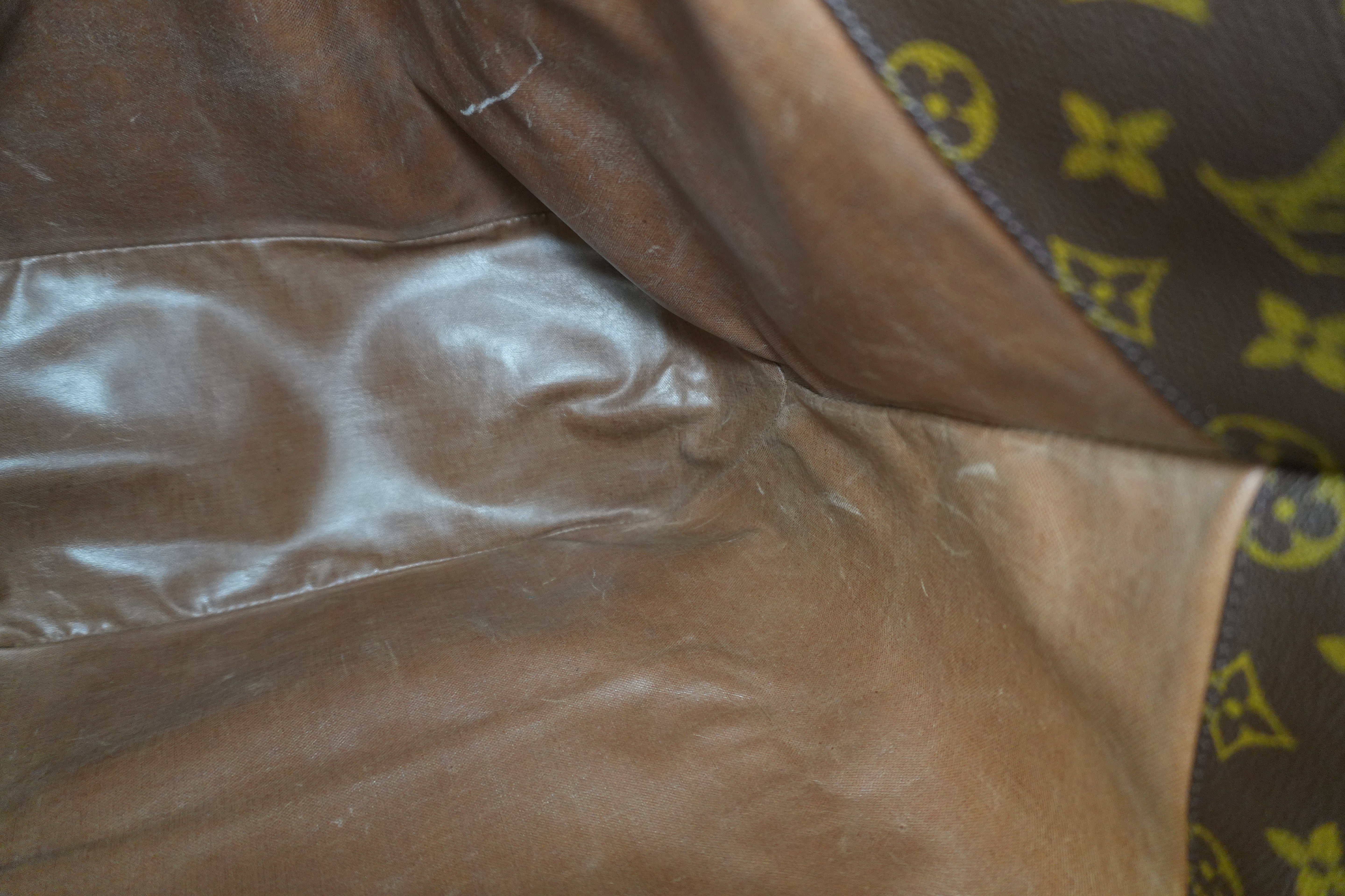 Louis Vuitton Monogram Sac Shopping GM Shoulder Tote Bag Used