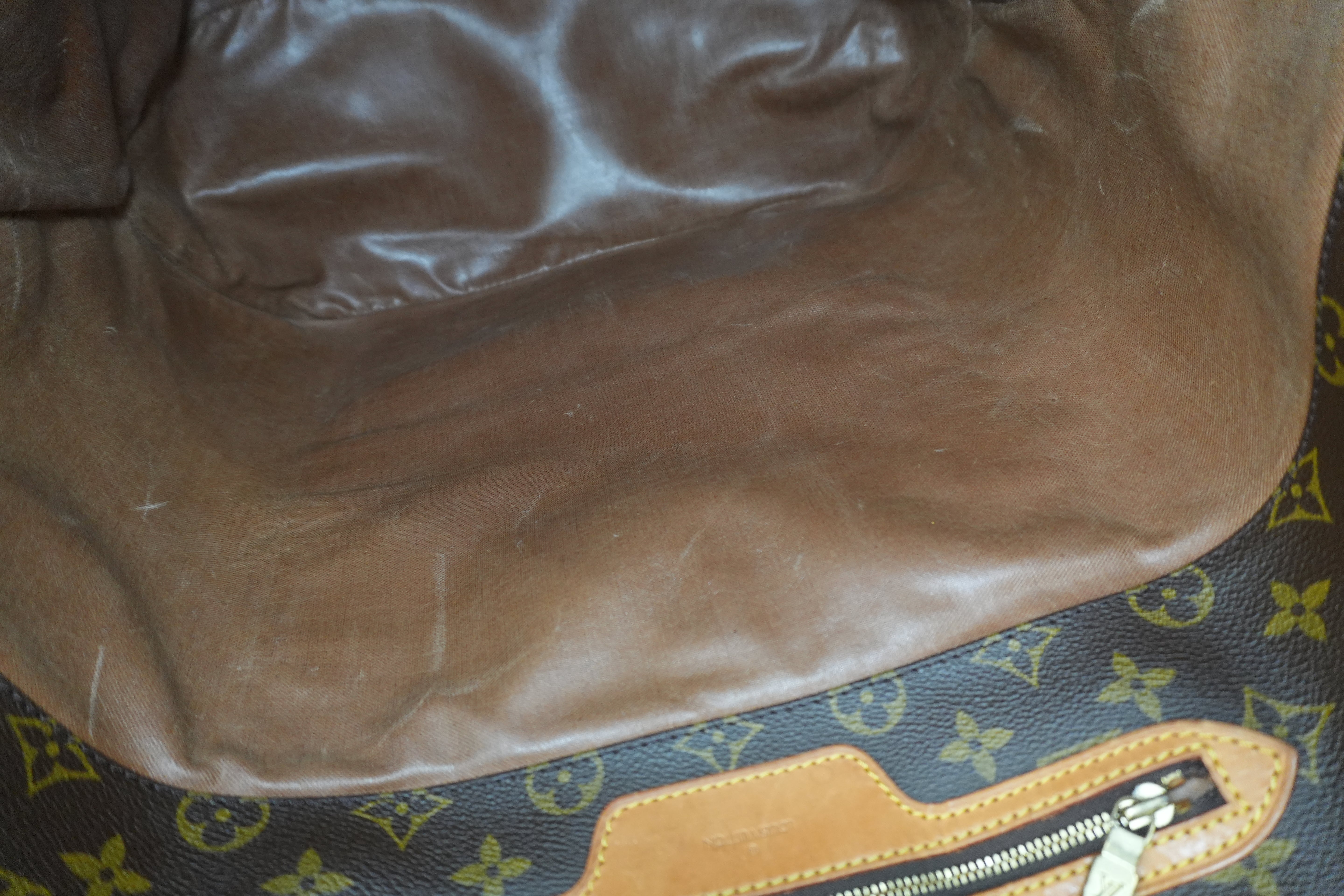 Louis Vuitton Monogram Sac Shopping GM Shoulder Tote Bag Used